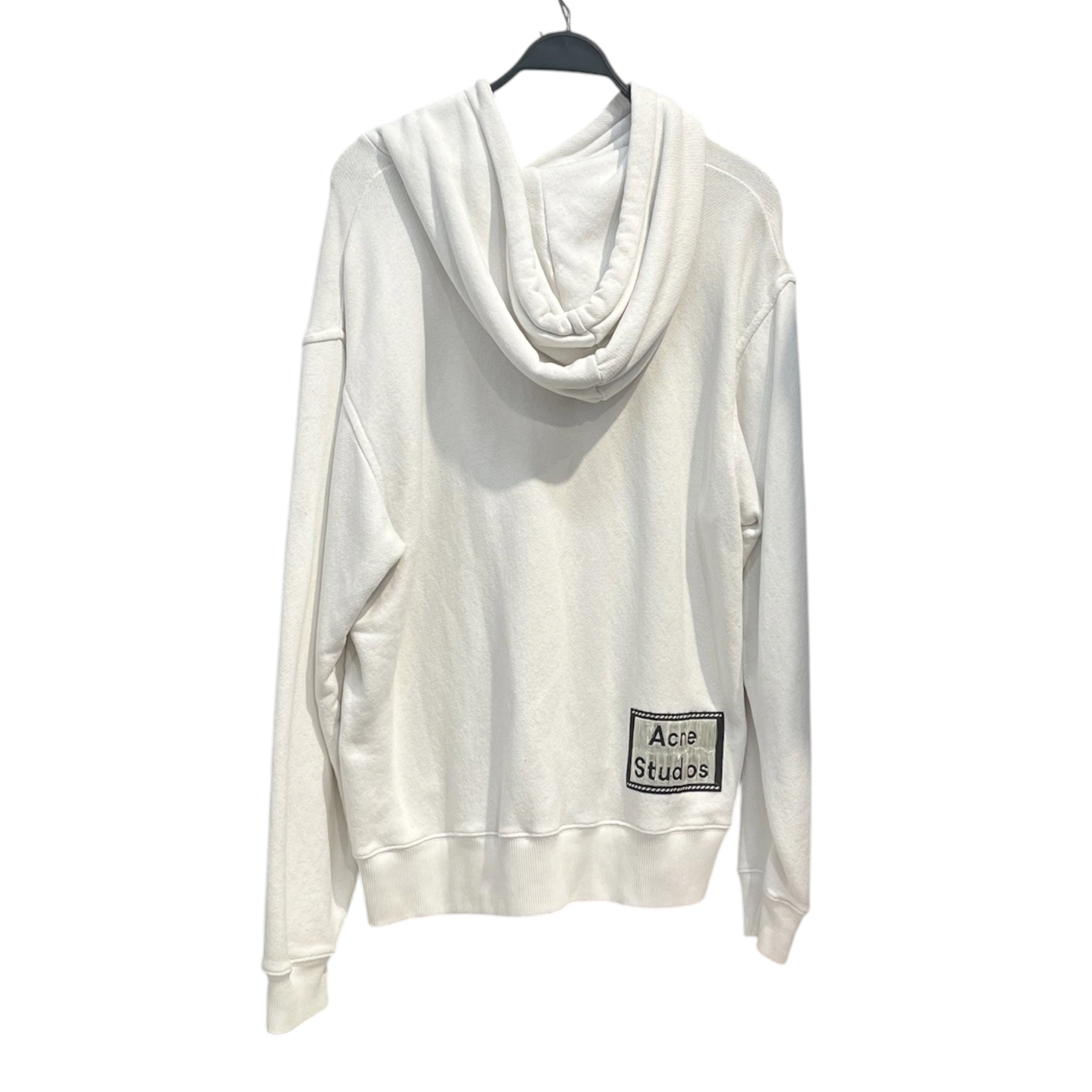 Acne Studios/Hoodie/L/Cotton/WHT/PLAIN WHITE HOODIE view 2