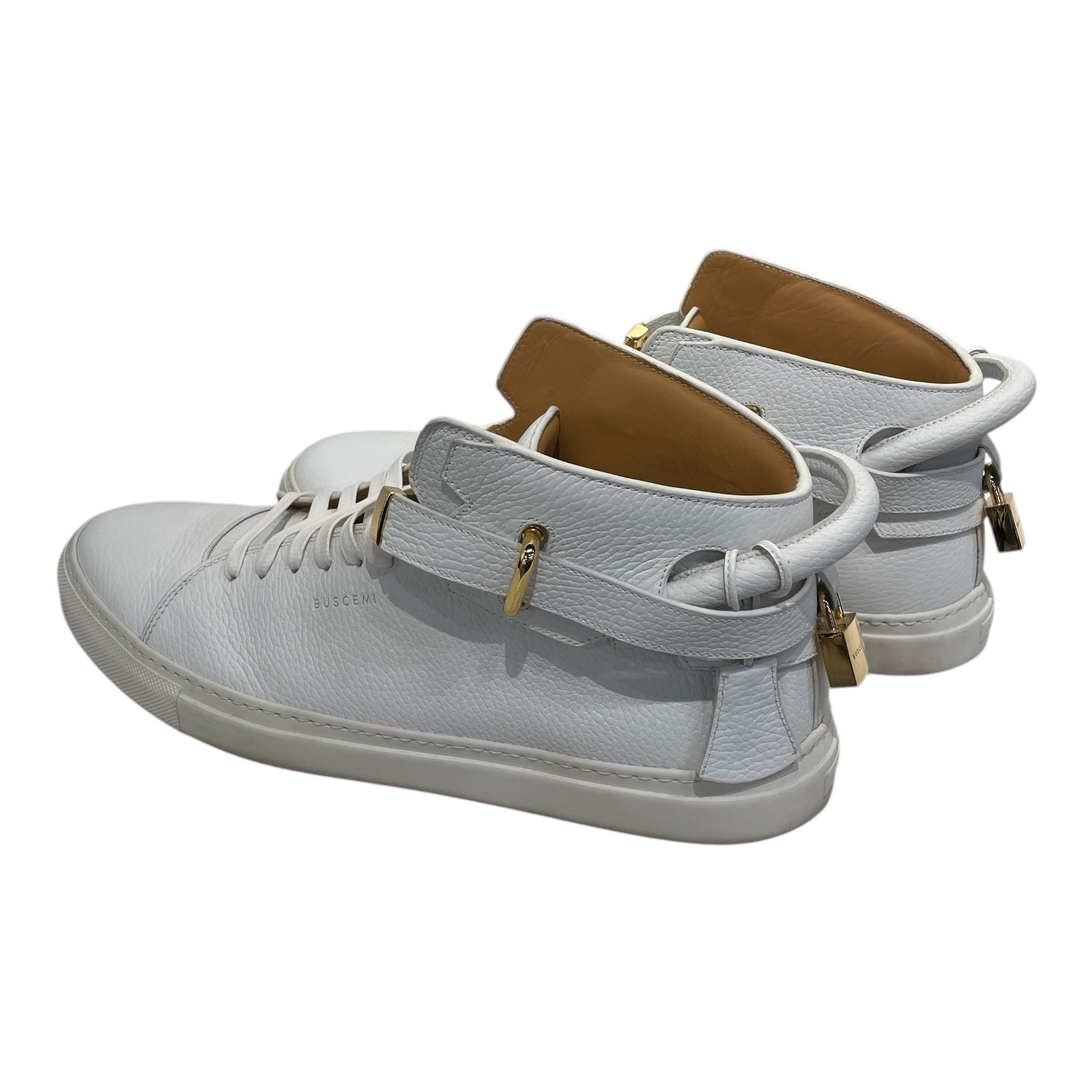 BUSCEMI/Hi-Sneakers/EU 49/Leather/WHT/ view 2