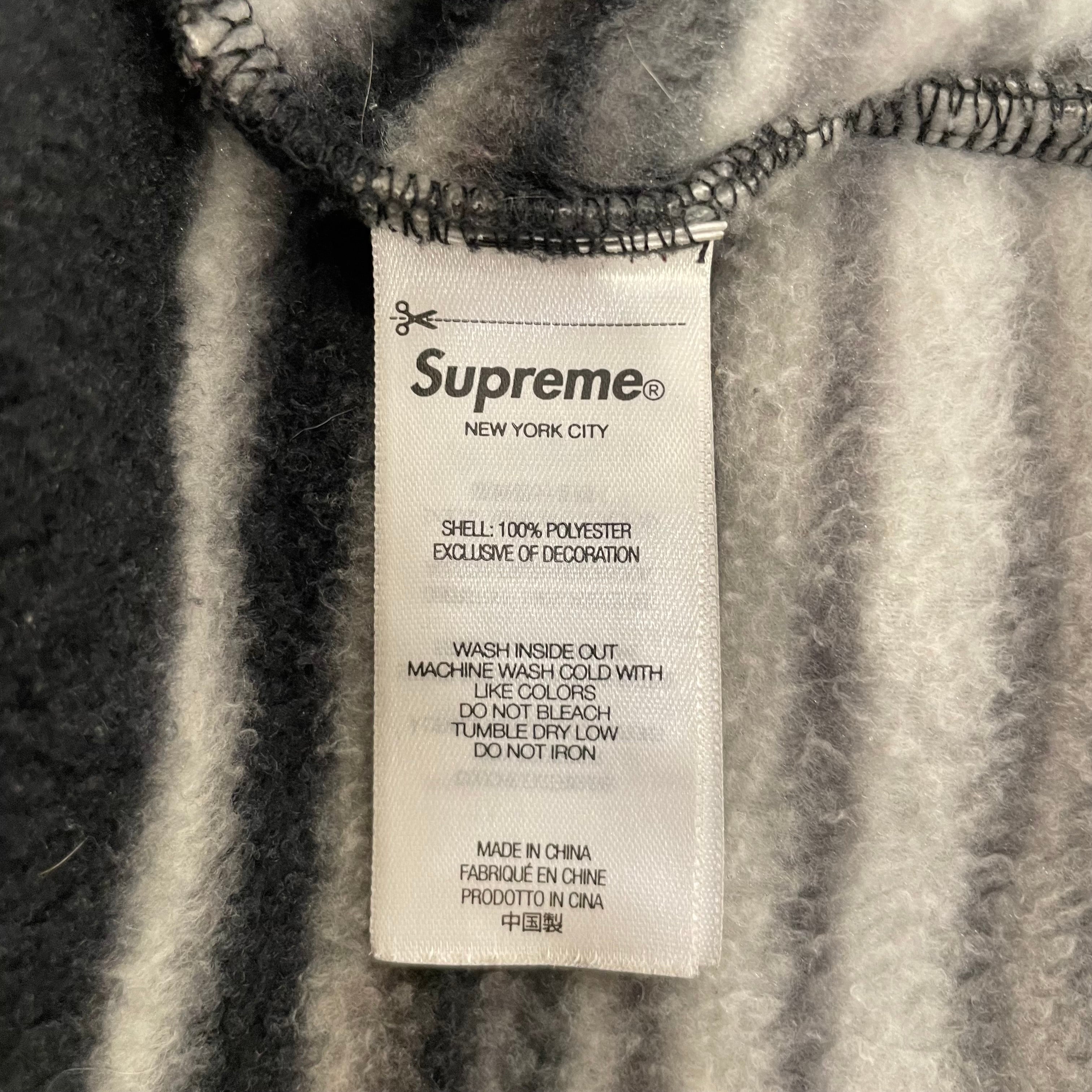 Supreme/Tops/M/Stripe/Polyester/BLK/stripe zip up fleece view 4