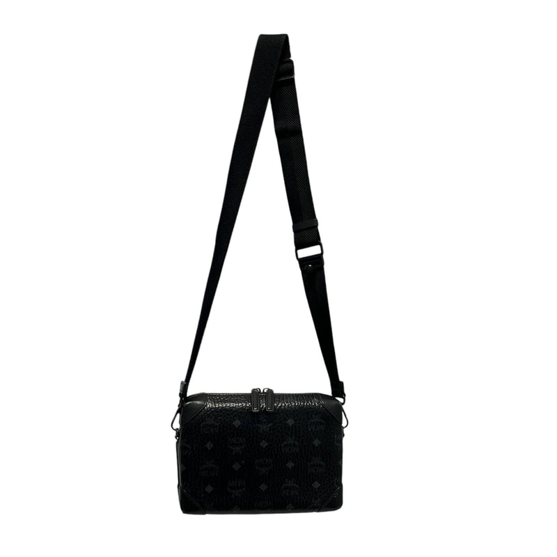 MCM/Cross Body Bag/Monogram/Leather/BLK/MONOGRAM CROSSBODY