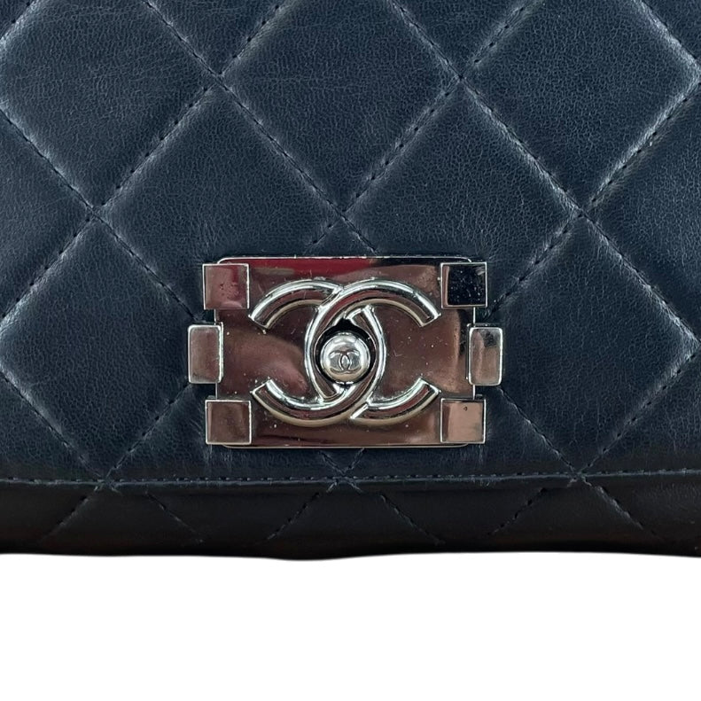 CHANEL/Cross Body Bag/Leather/BLK/16015287/BOY ACCORDION FLAP view 6