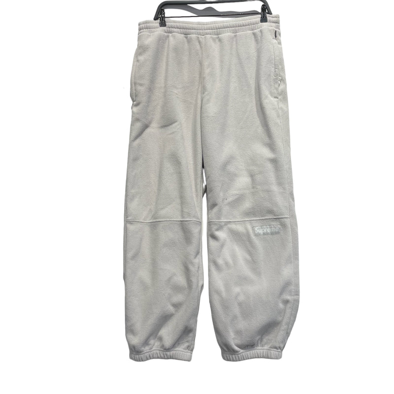 Supreme/Pants/L/Polyester/WHT/Polartec Sweatpants