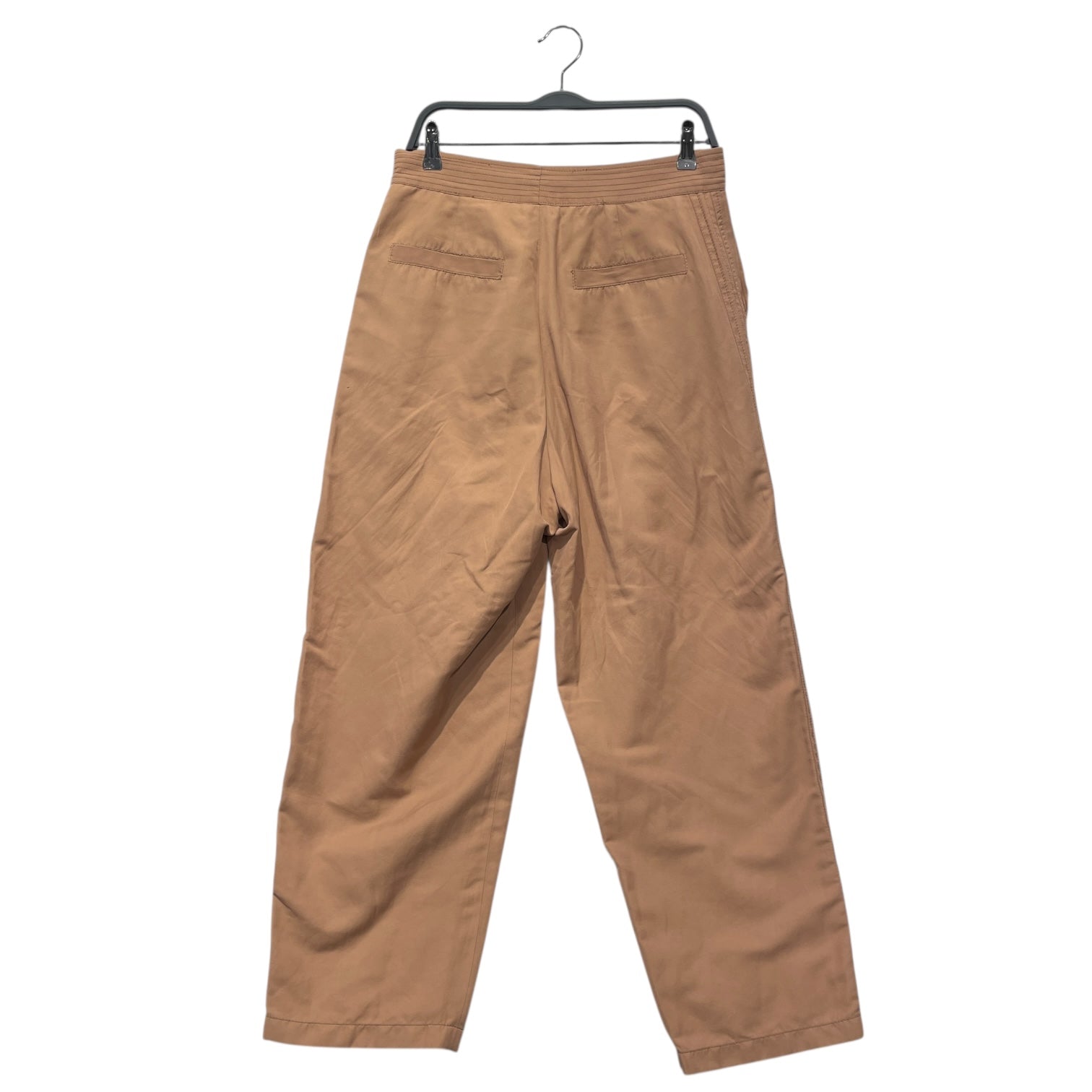 STELLAMcCARTNEY/Bottoms/46/Nylon/BEG/PLEATED TWILL TAPERED PANTS view 2