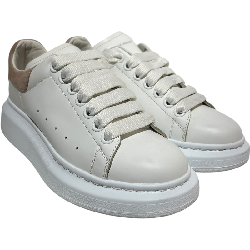 Alexander McQueen/Low-Sneakers/EU 37/Leather/WHT/Oversize Low Top Sneaker