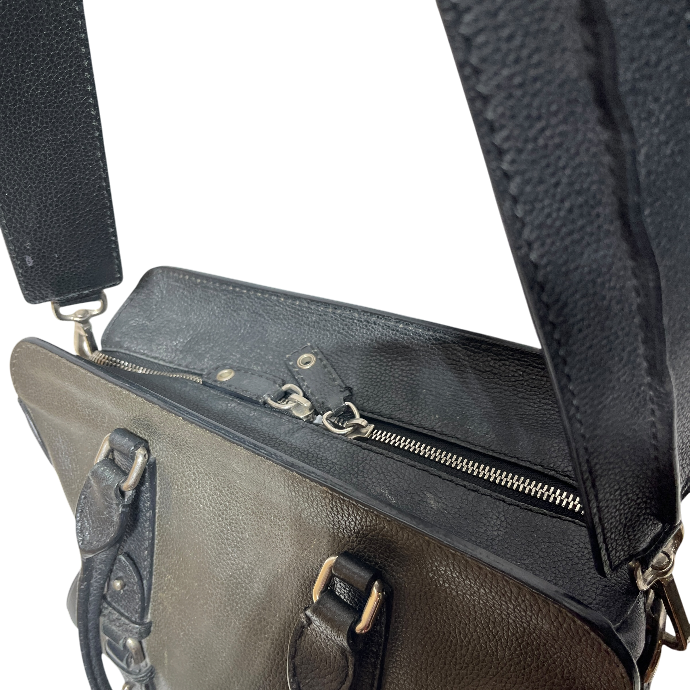 Alexander McQueen/Cross Body Bag/Leather/BLK/skull lock tote w strap view 4