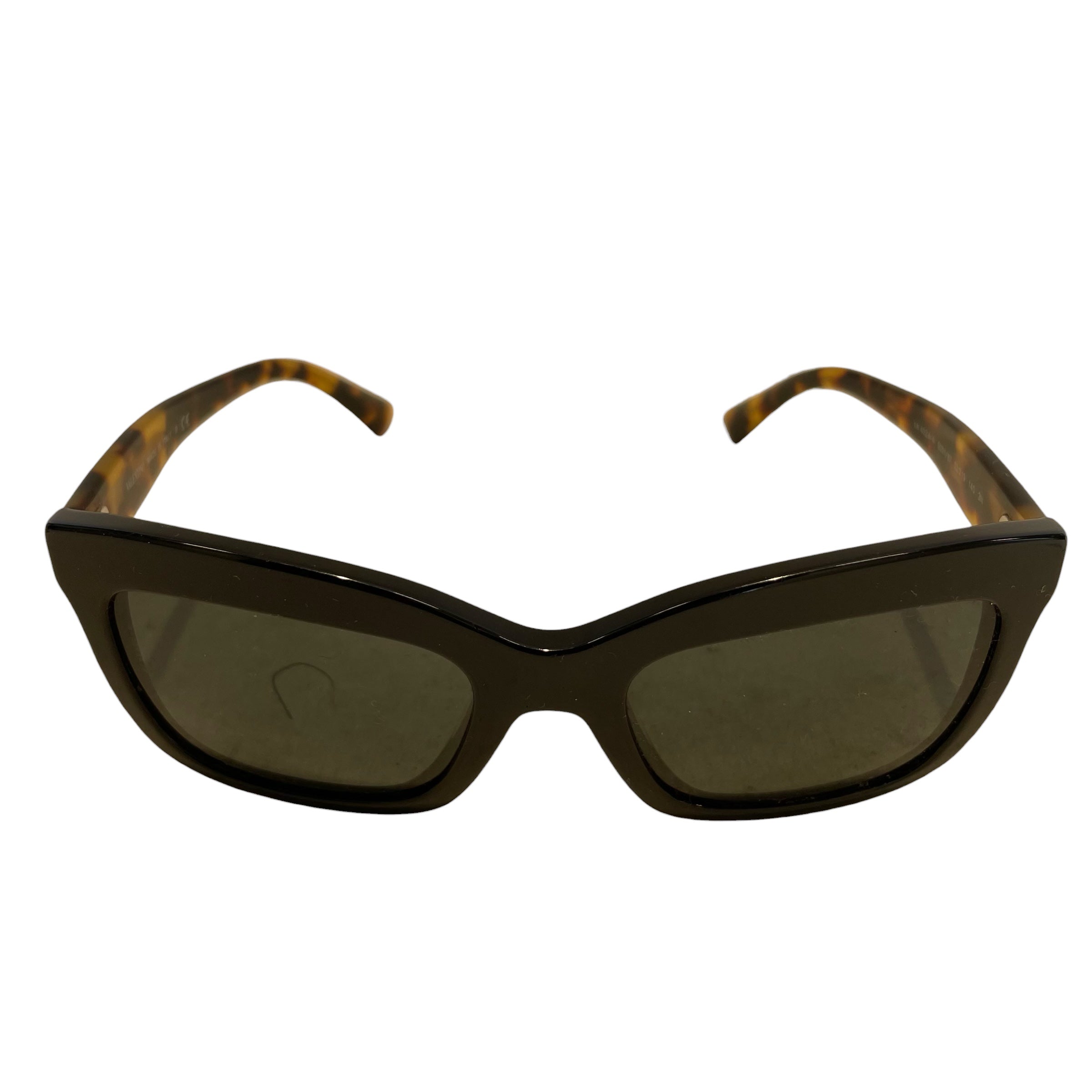 VALENTINO/Sunglasses/Tortoiseshell Pattern/BLK/L's/4024-A BLACK RIM/ BROWN SIDES view 1