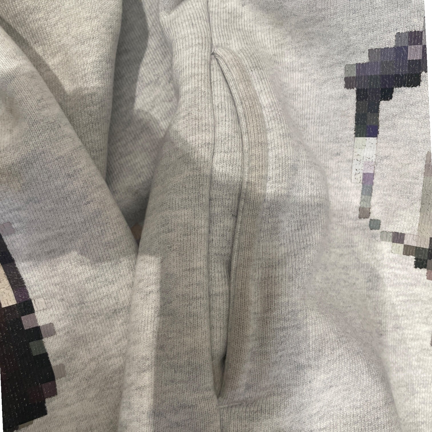 ARIS TATALOVICH/Hoodie/XL/Graphic/Cotton/GRY/ALL OVER PIXEL CHAINSAW view 11
