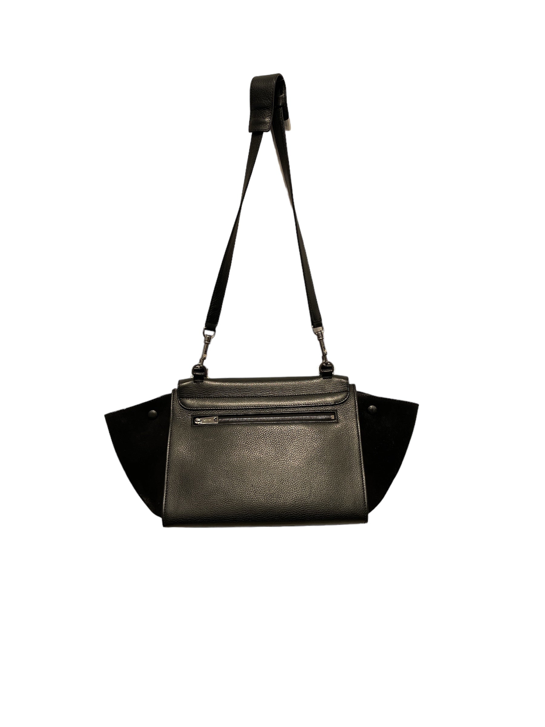 CELINE/Hand Bag[PO]/BLK/Leather/165213 view 2