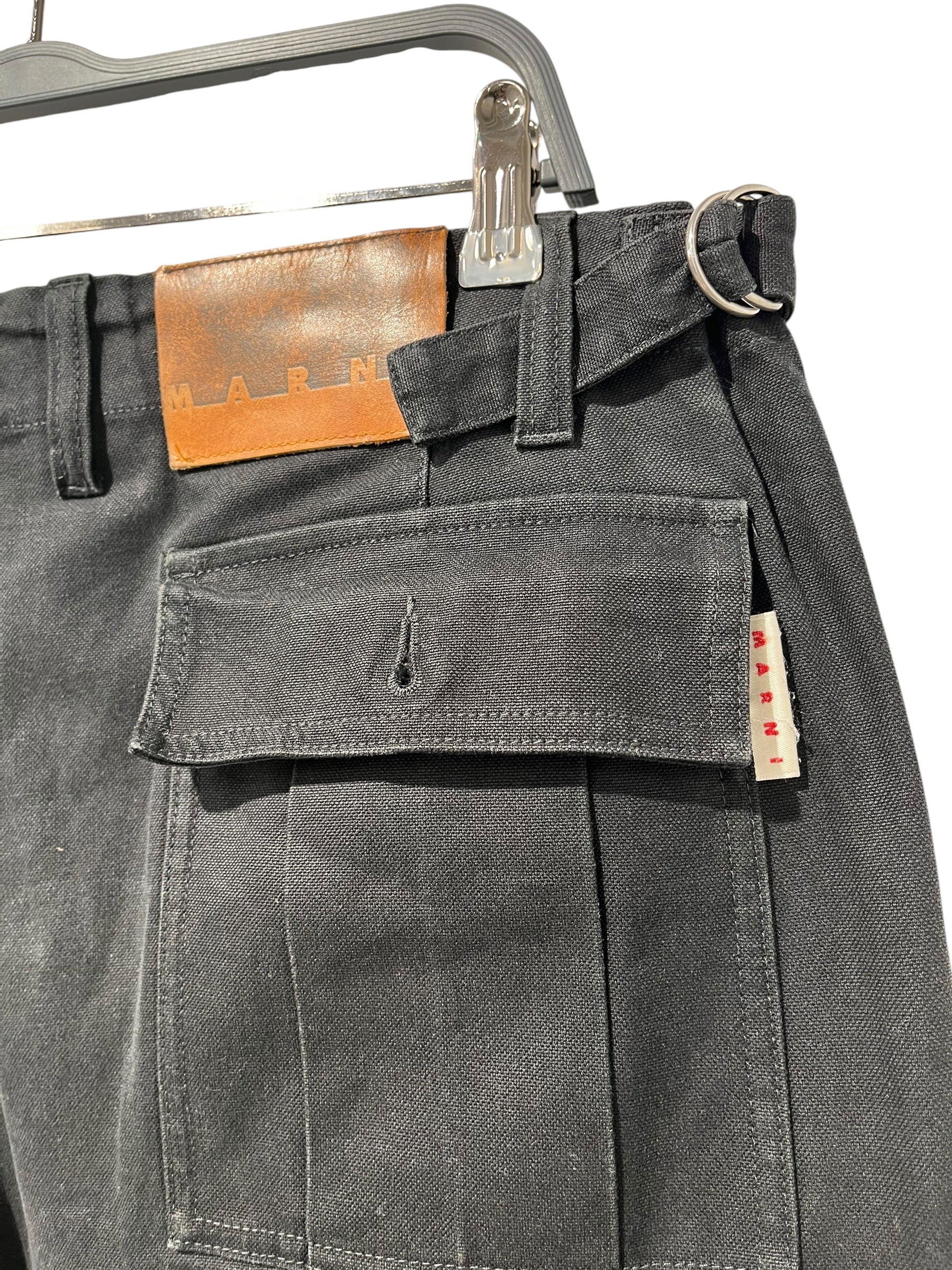 MARNI/Shorts/48/Cotton/BLK/MARNI OVERSIZED CARGO SHORT view 4