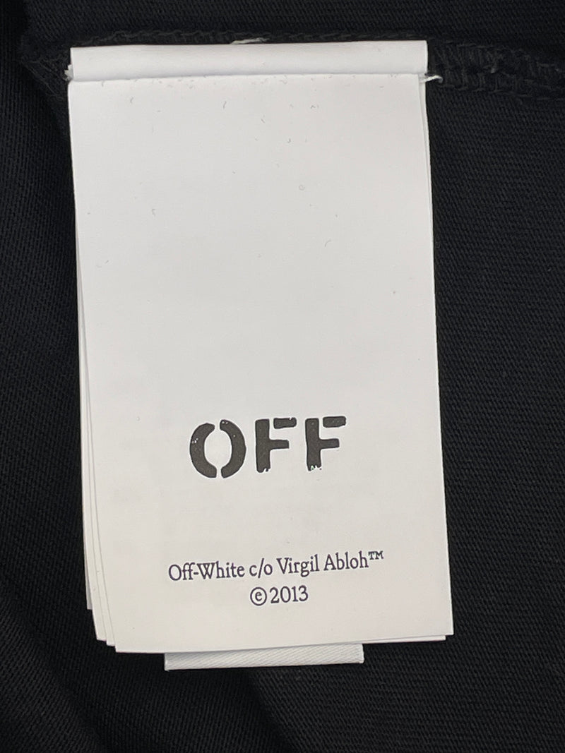 OFF-WHITE/Shirt/S/Cotton/BLK/LOGO/RED