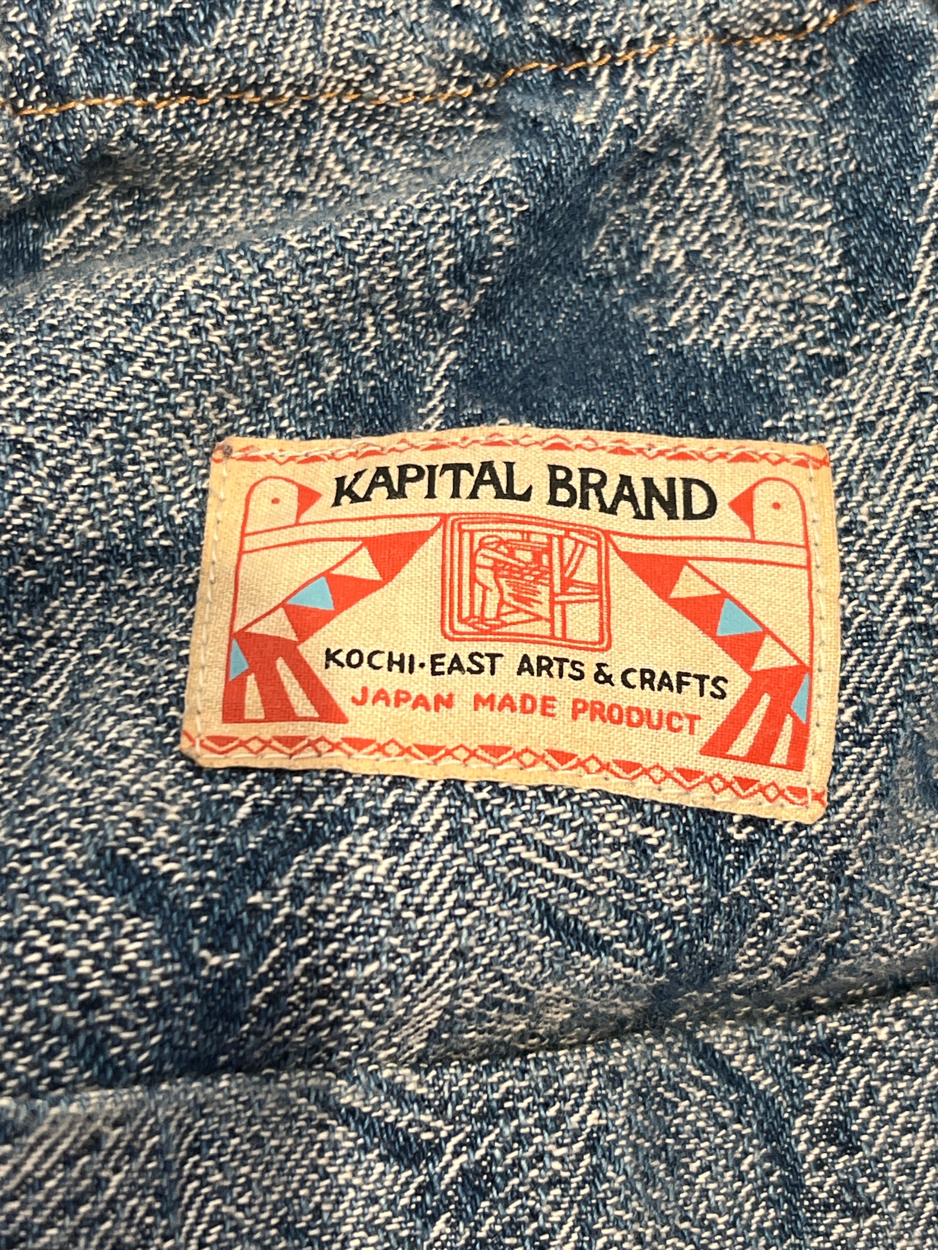 KAPITAL/Shorts/M/Cotton/BLU/Button Fly/ view 3
