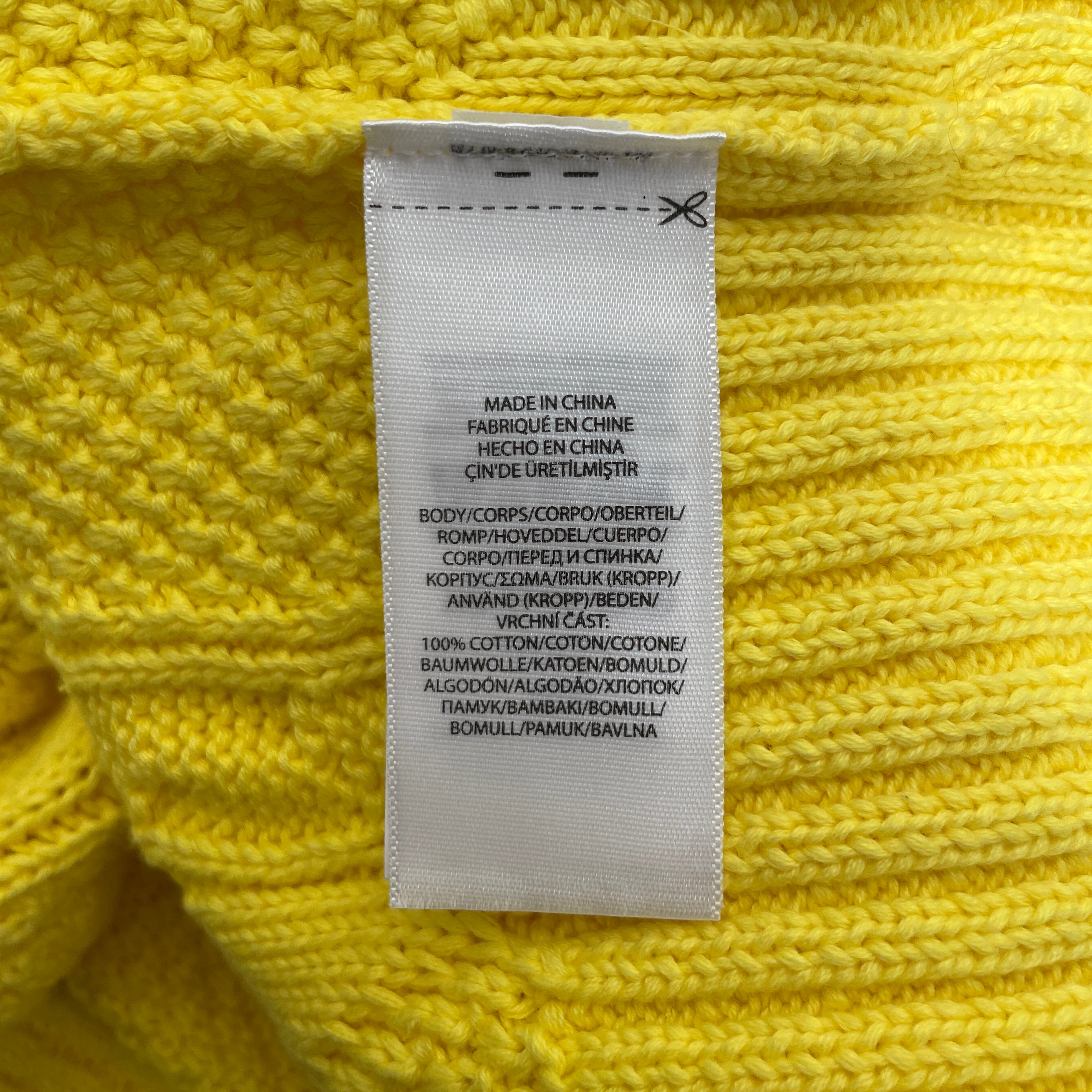 POLO RALPH LAUREN/Sweater/S/Cotton/YEL/ view 4