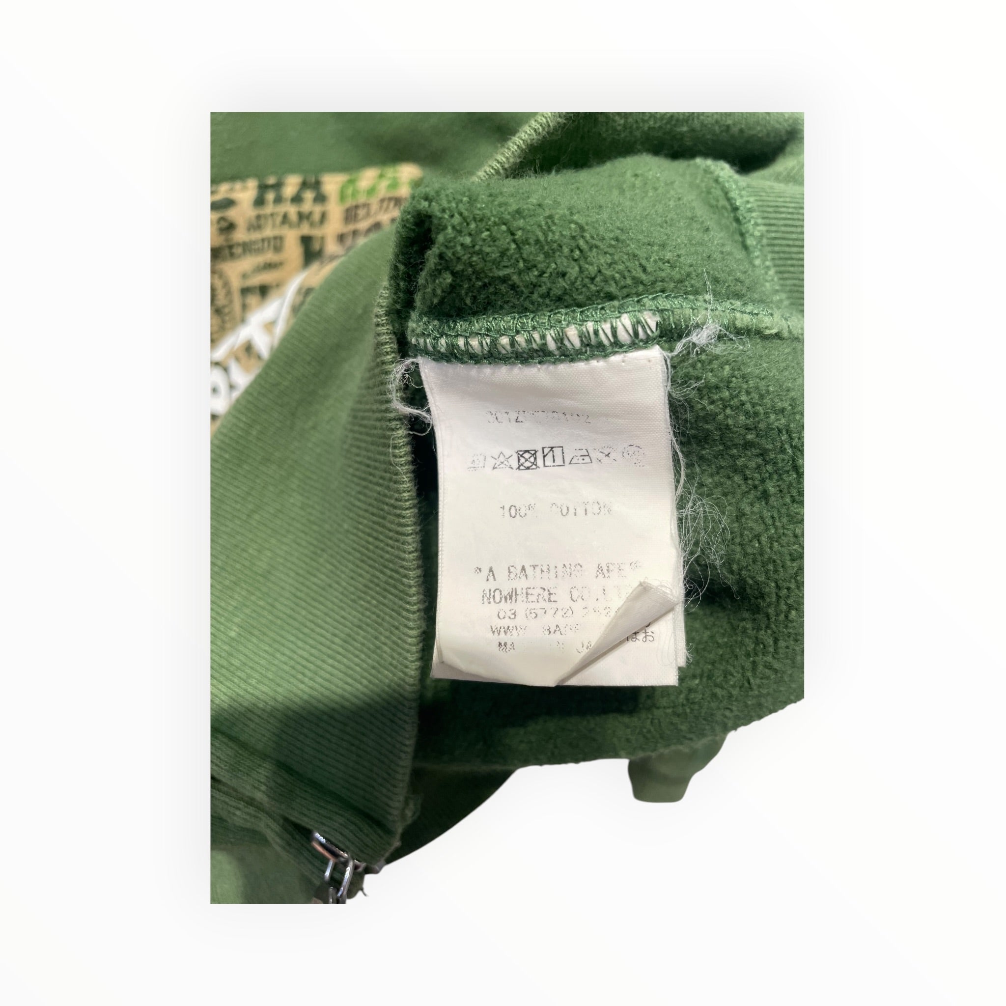 A BATHING APE/Hoodie/L/Cotton/GRN/bape xxv half camo view 4
