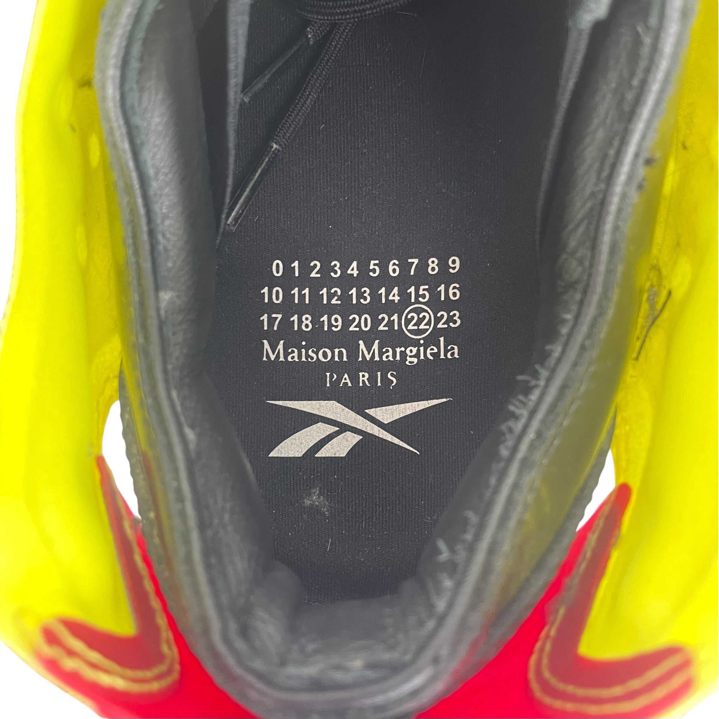 Maison Margiela/Reebok/Low-Sneakers/US 10.5/MLT/NEON GREEN INSTA PUMP view 7