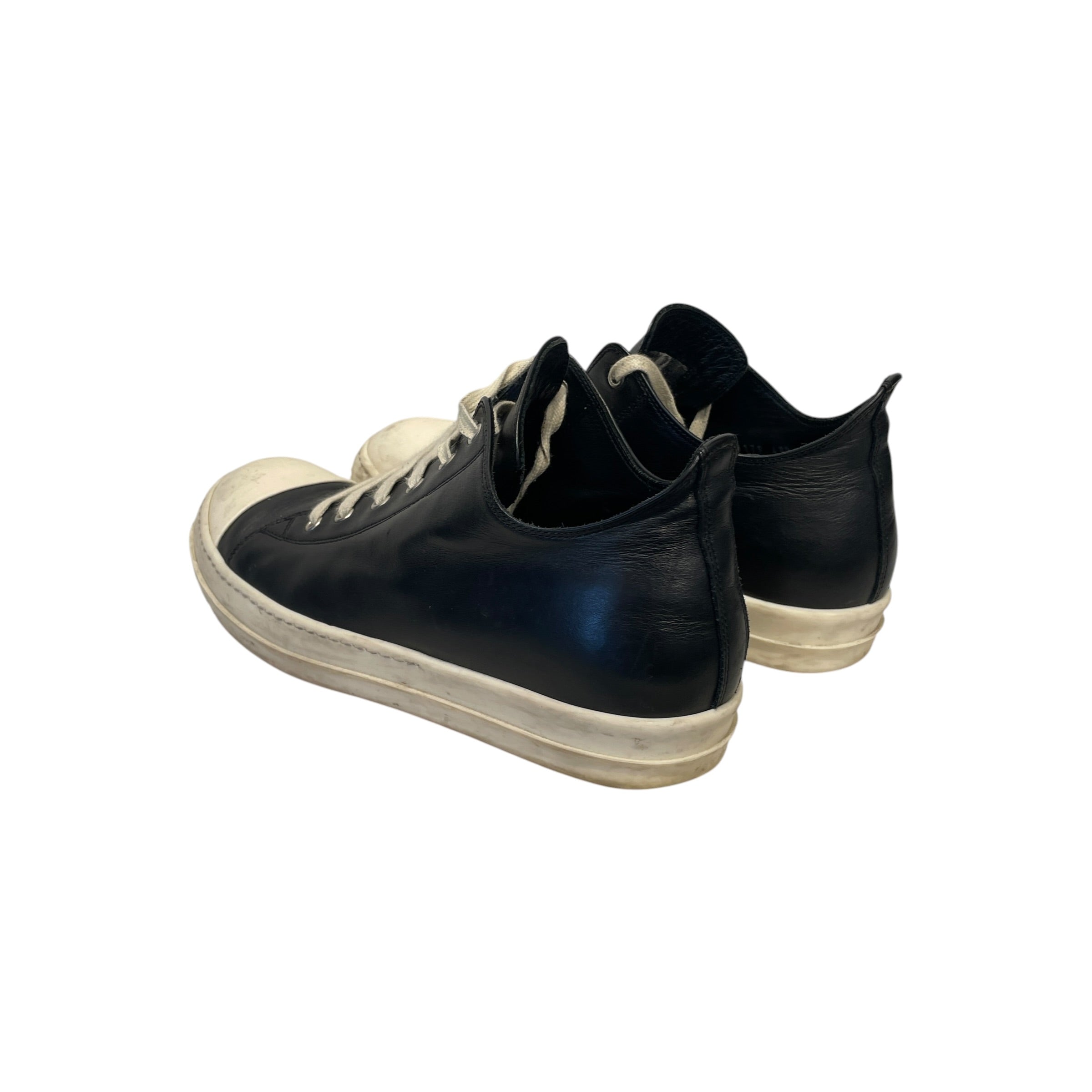 Rick Owens/Low-Sneakers/US 10.5/Leather/BLK/RAMONE LOW view 5