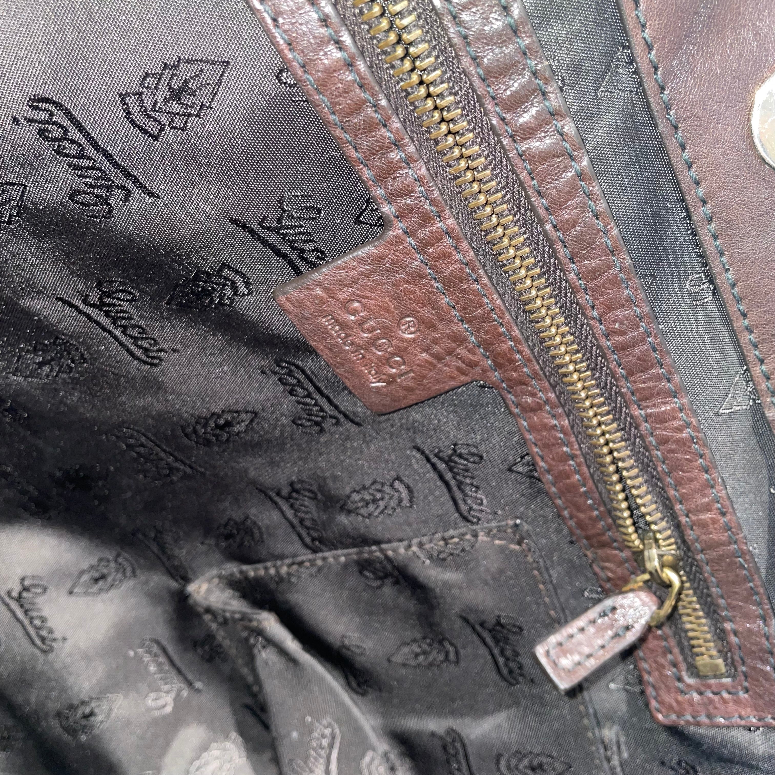 GUCCI/Tote Bag/Leather/BRW/Babouska Tote view 5