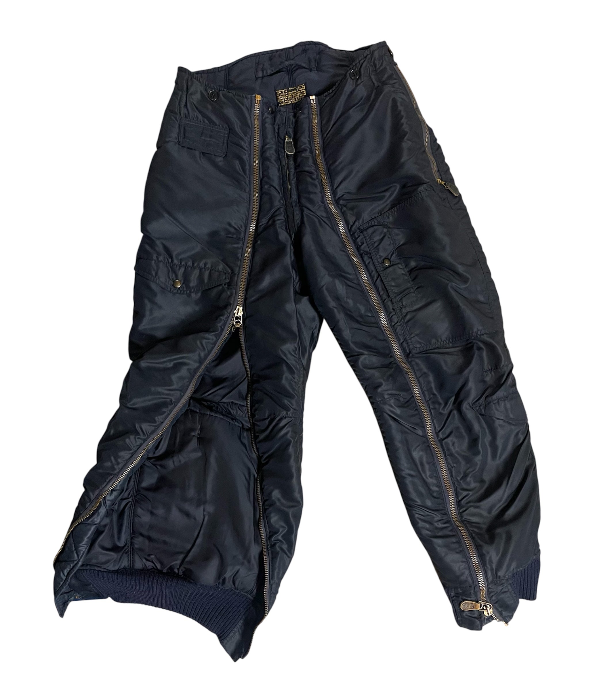 GROTURE/Bottoms/36/Nylon/NVY/Joggers/FULL ZIP FLIGHT PANT view 3