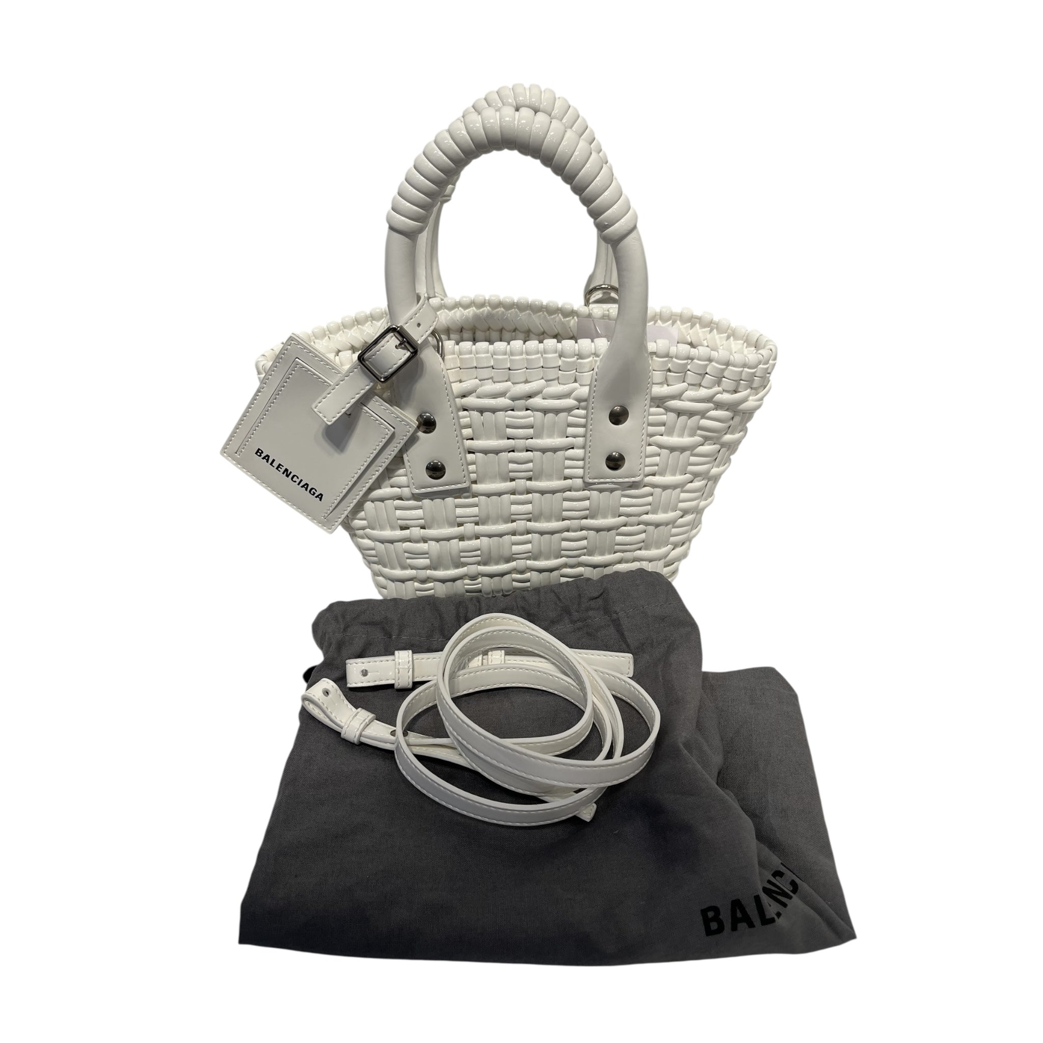 BALENCIAGA/Tote Bag/XS/WHT/BISTRO XS view 7