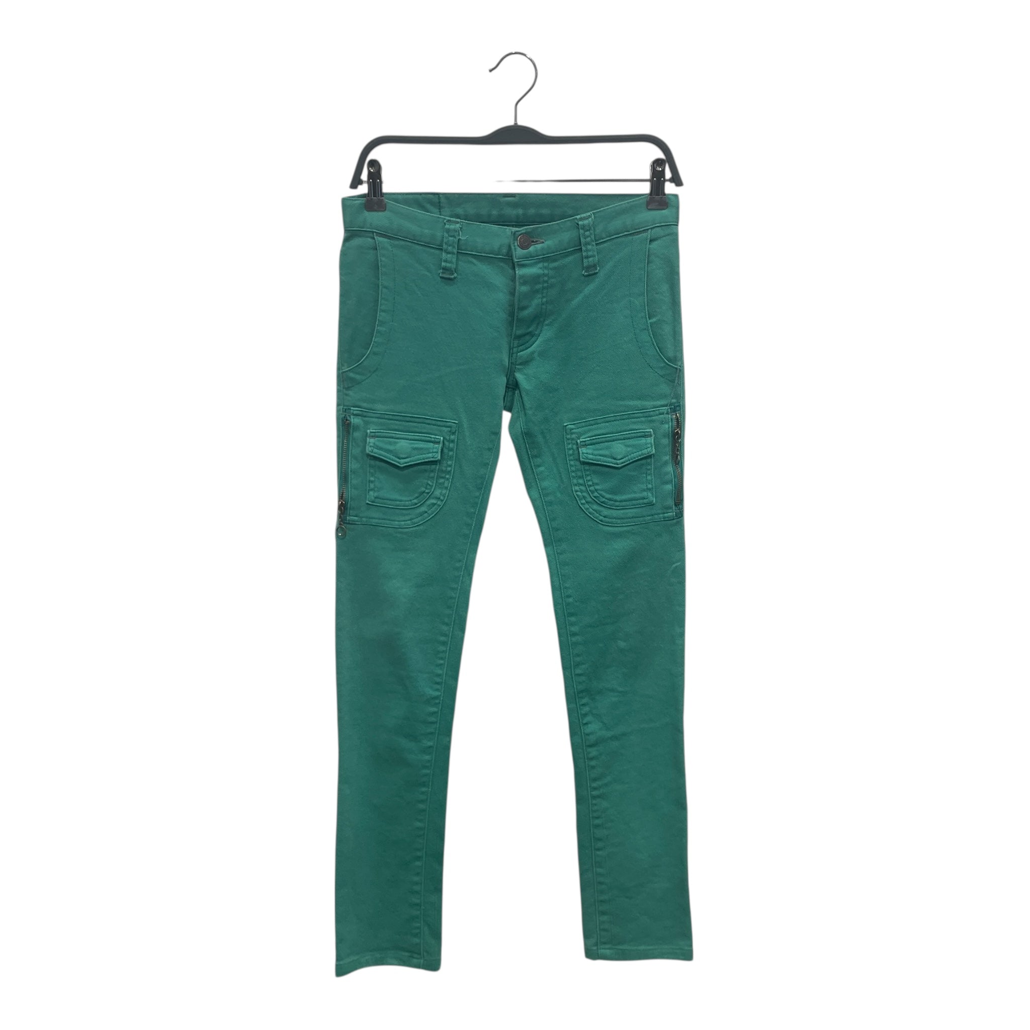 HYSTERIC GLAMOUR/Skinny Pants/XS/Cotton/GRN/SKINNY CARGO JEAN view 1