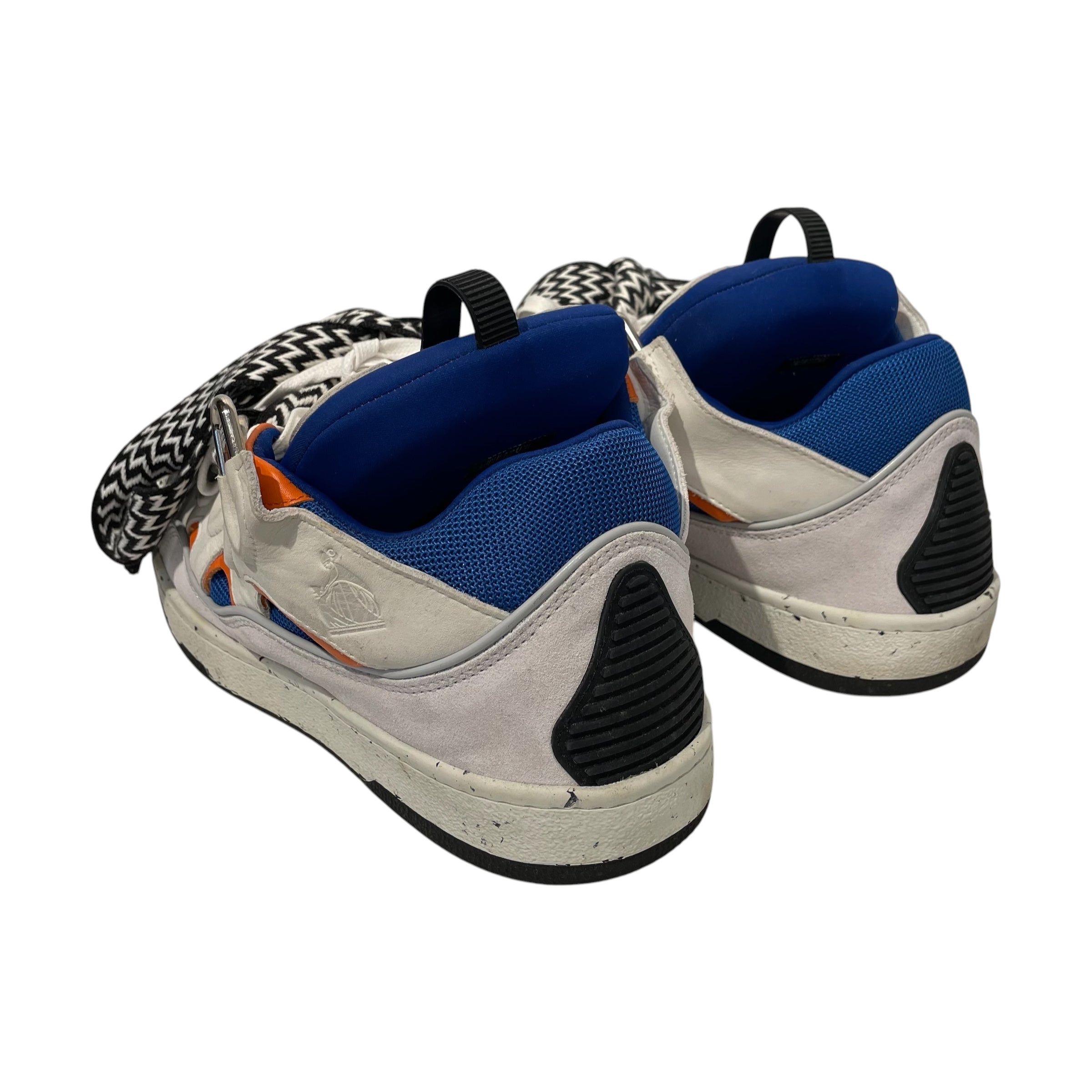 LANVIN/Low-Sneakers/EU 44/Suede/BLU/ view 2