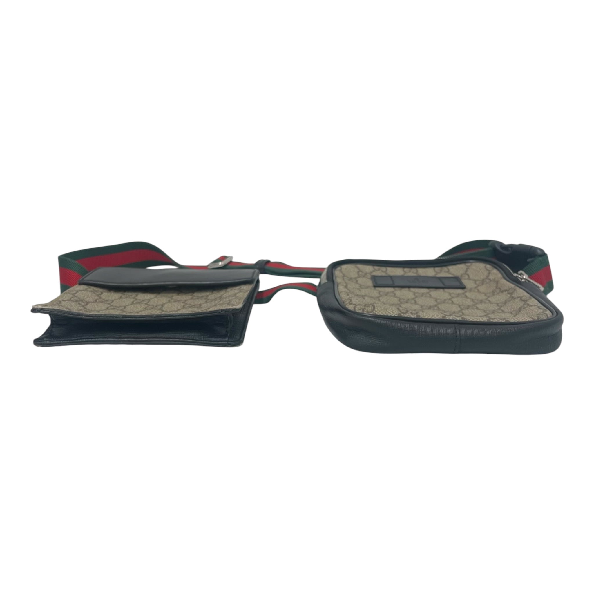GUCCI/Fanny Pack/Monogram/Leather/BLK/450936493075 view 3