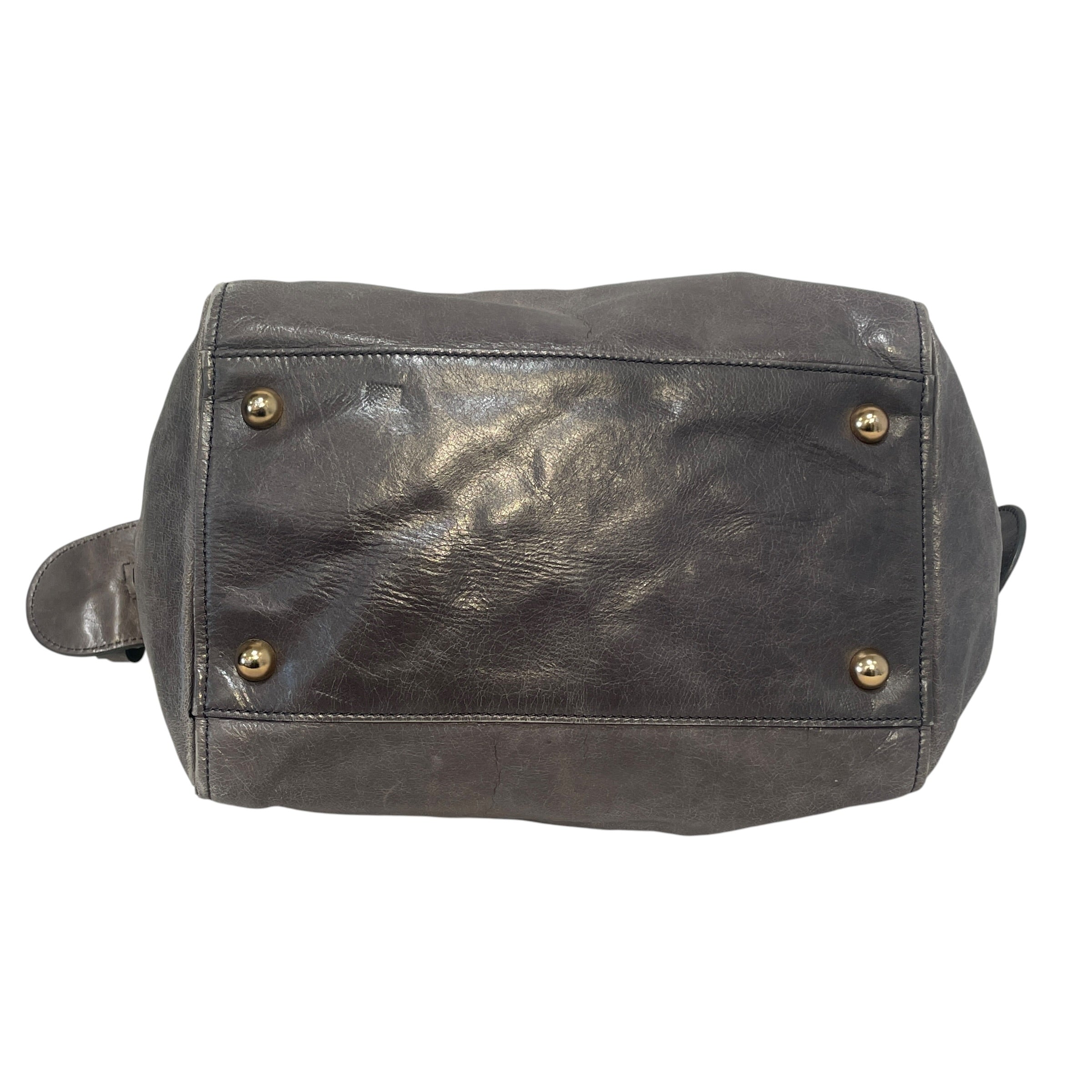 SEE BY CHLOE/Hand Bag/Leather/GRY/Paige Gold Oval Hardware view 3