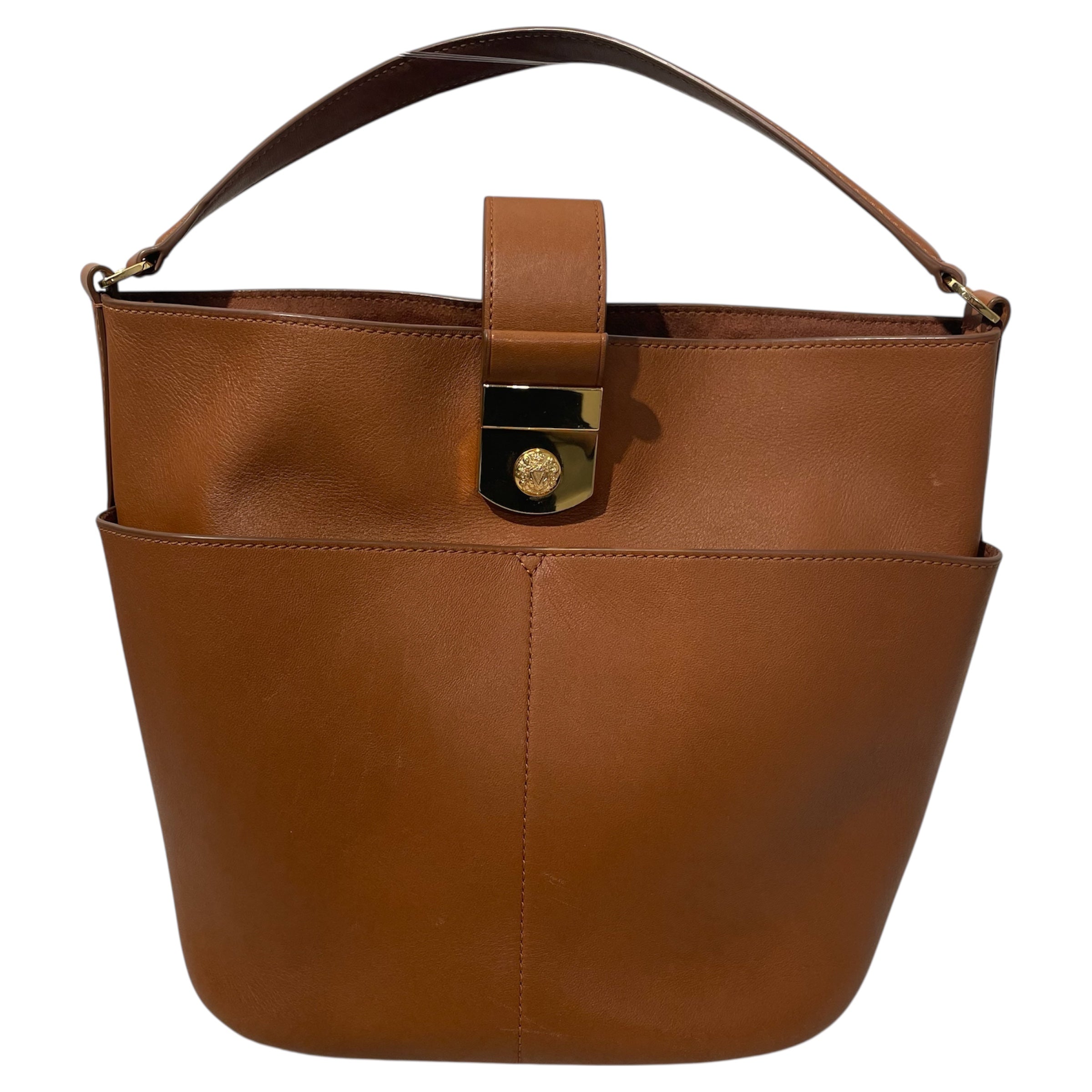 VERONICA BEARD/Tote Bag/Leather/CML/BUCKET view 1