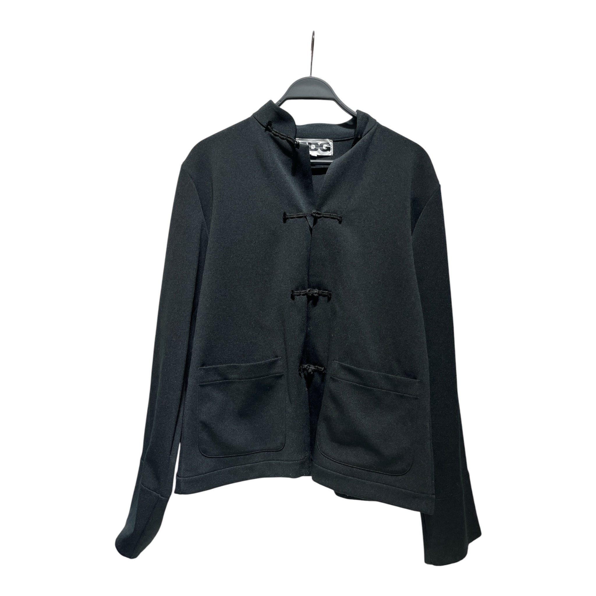 CDG/Jacket/L/BLK/cloth knot closure view 1