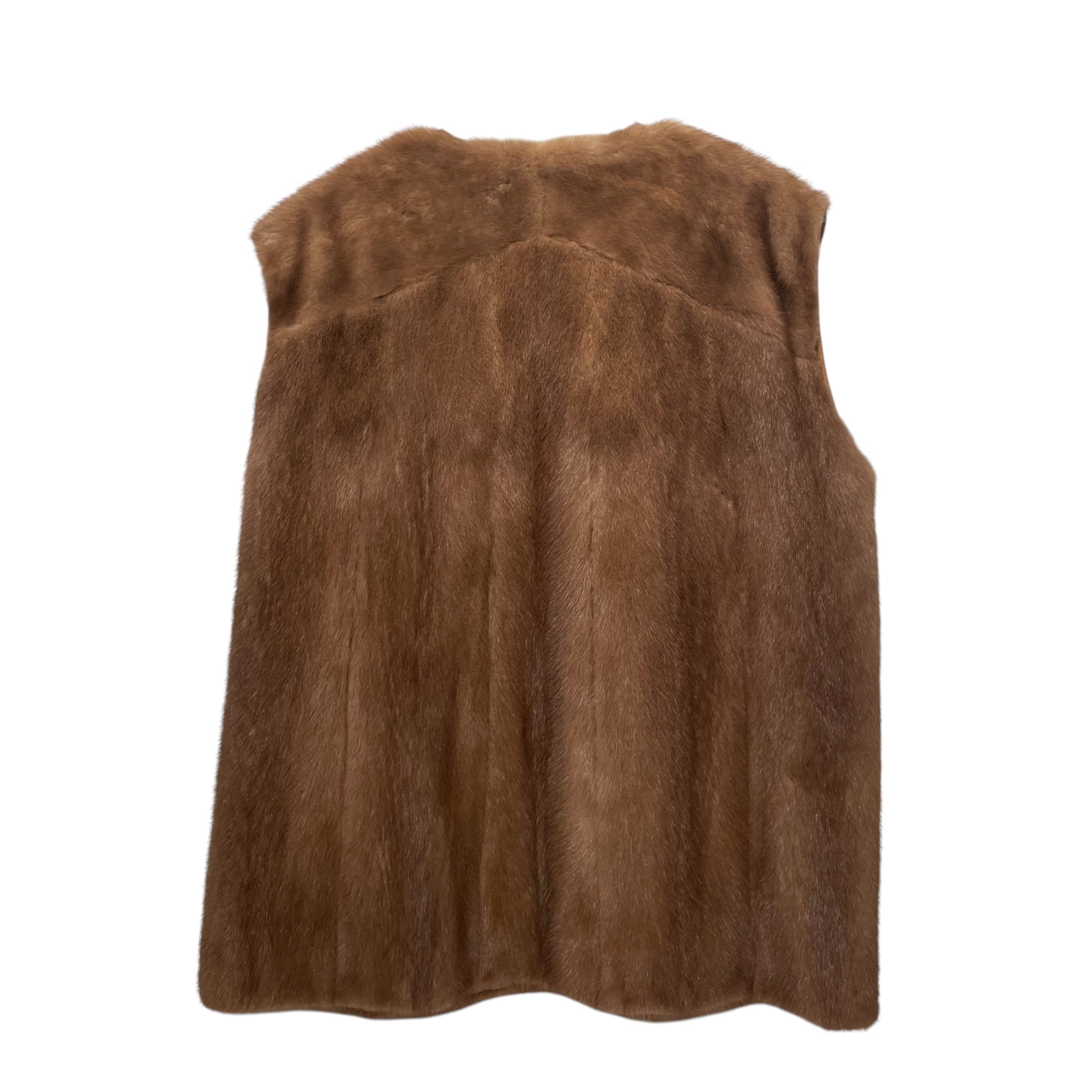 VINTAGE/Jacket/S/Fur/BRW/VINTAGE ZUP UP FUR VEST view 2