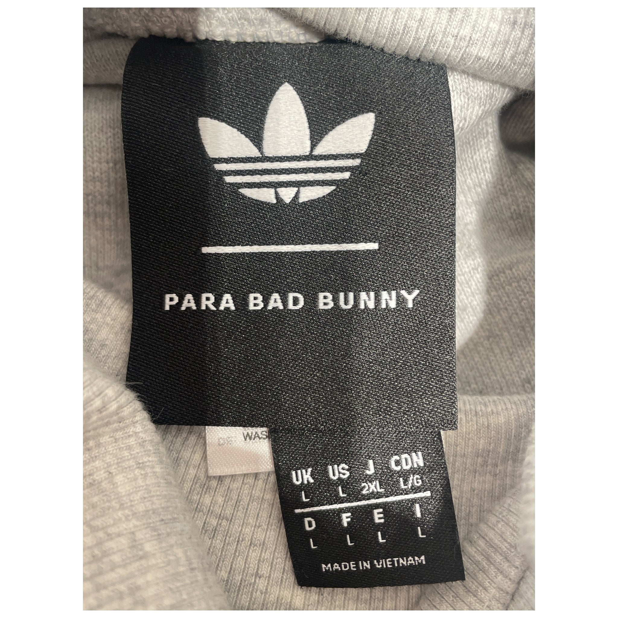 adidas/Hoodie/L/Cotton/SLV/bad bunny convertible hoodie view 3