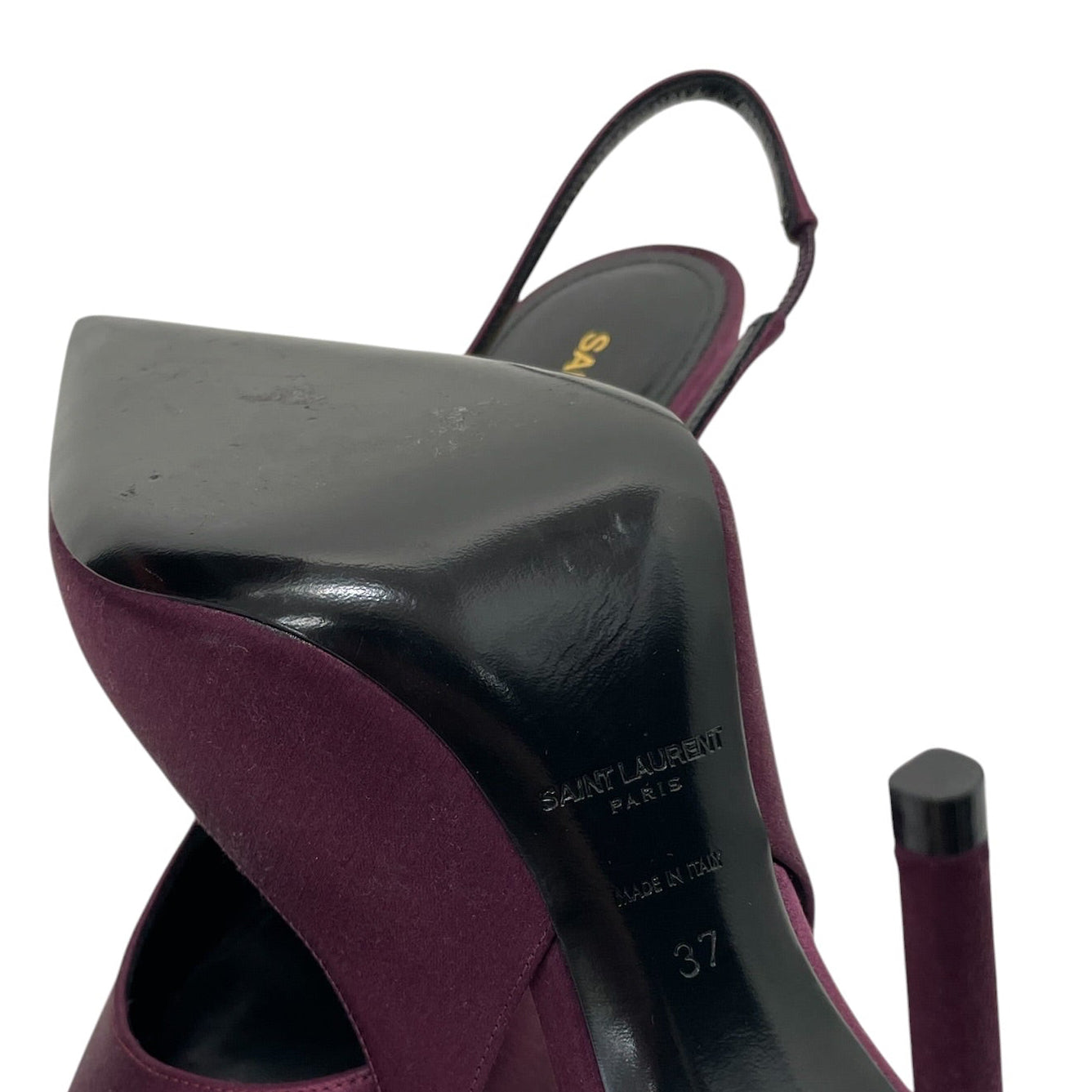 SAINT LAURENT/Heels/EU 37/PPL/ZOE SLINGBACK view 8