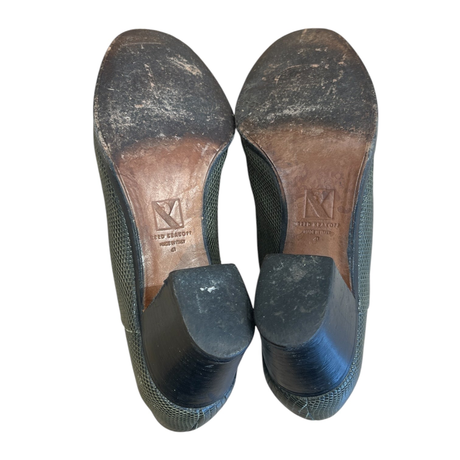 REED KRAKOFF///Heels/EU 41/Animal Pattern/Leather/GRN//W [Designers] Design/ view 3