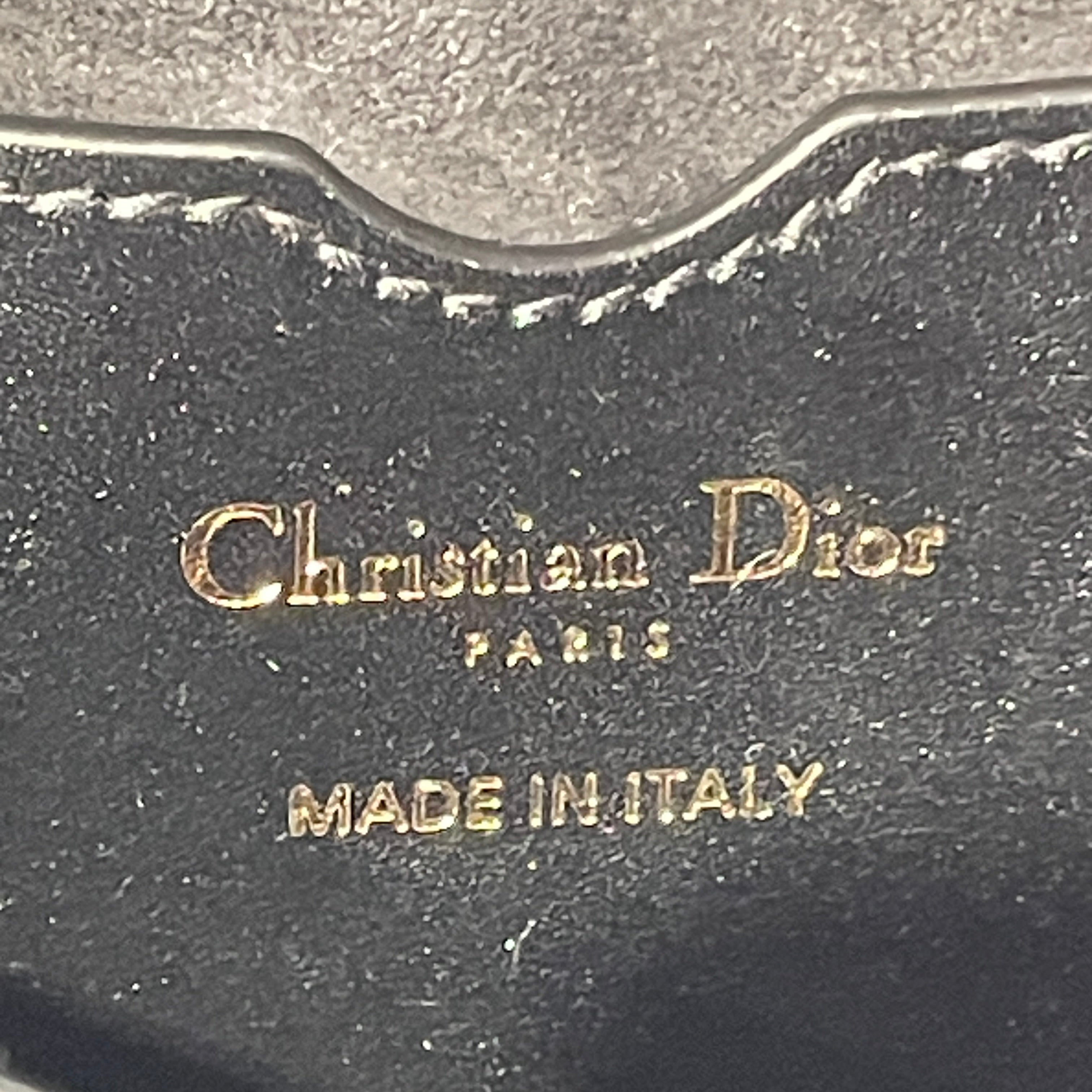 Christian Dior/Cross Body Bag/Leather/BLK/BOBBY EASTWEST view 5