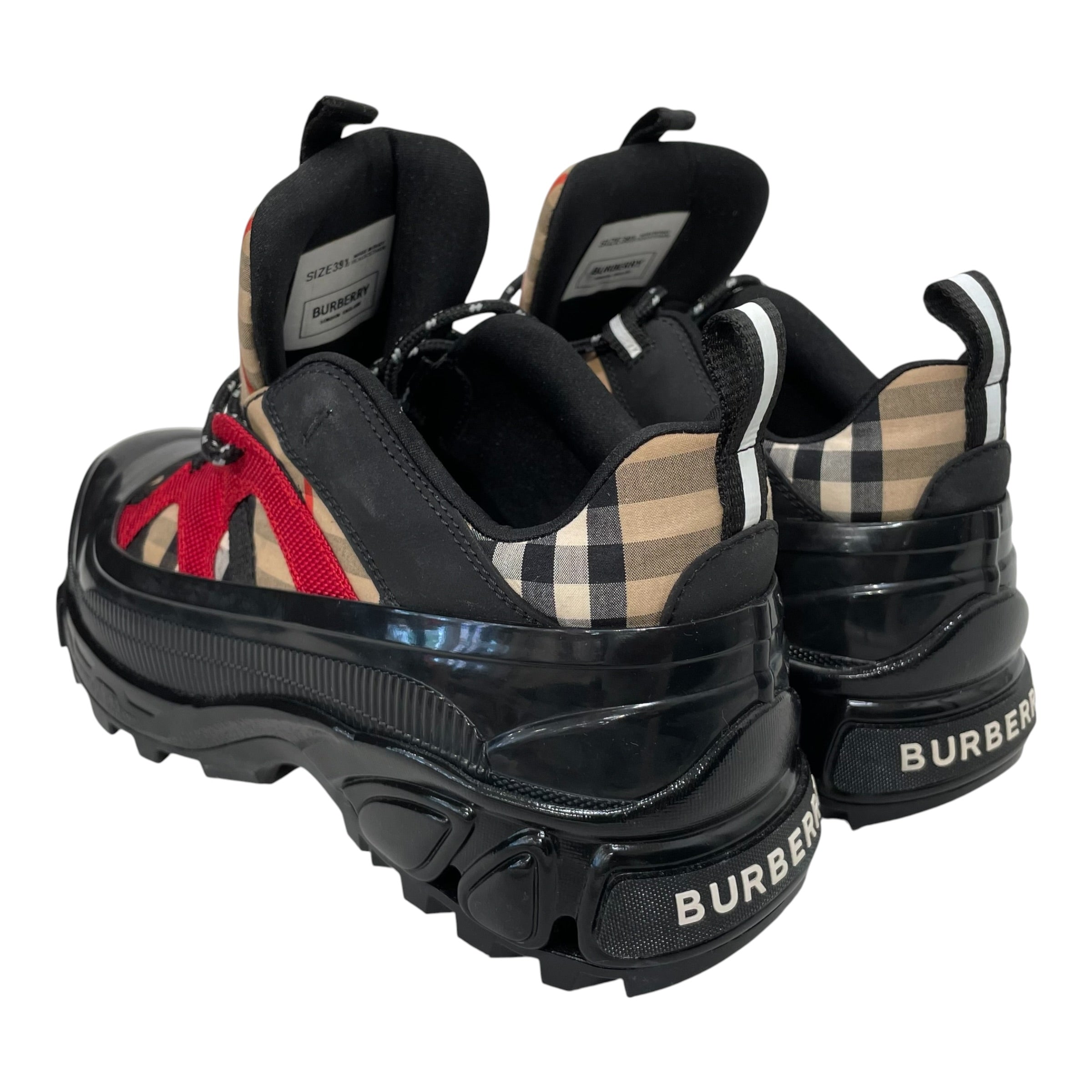 BURBERRY/Low-Sneakers/EU 39.5/All Over Print/RED/RED ARTHUR view 2
