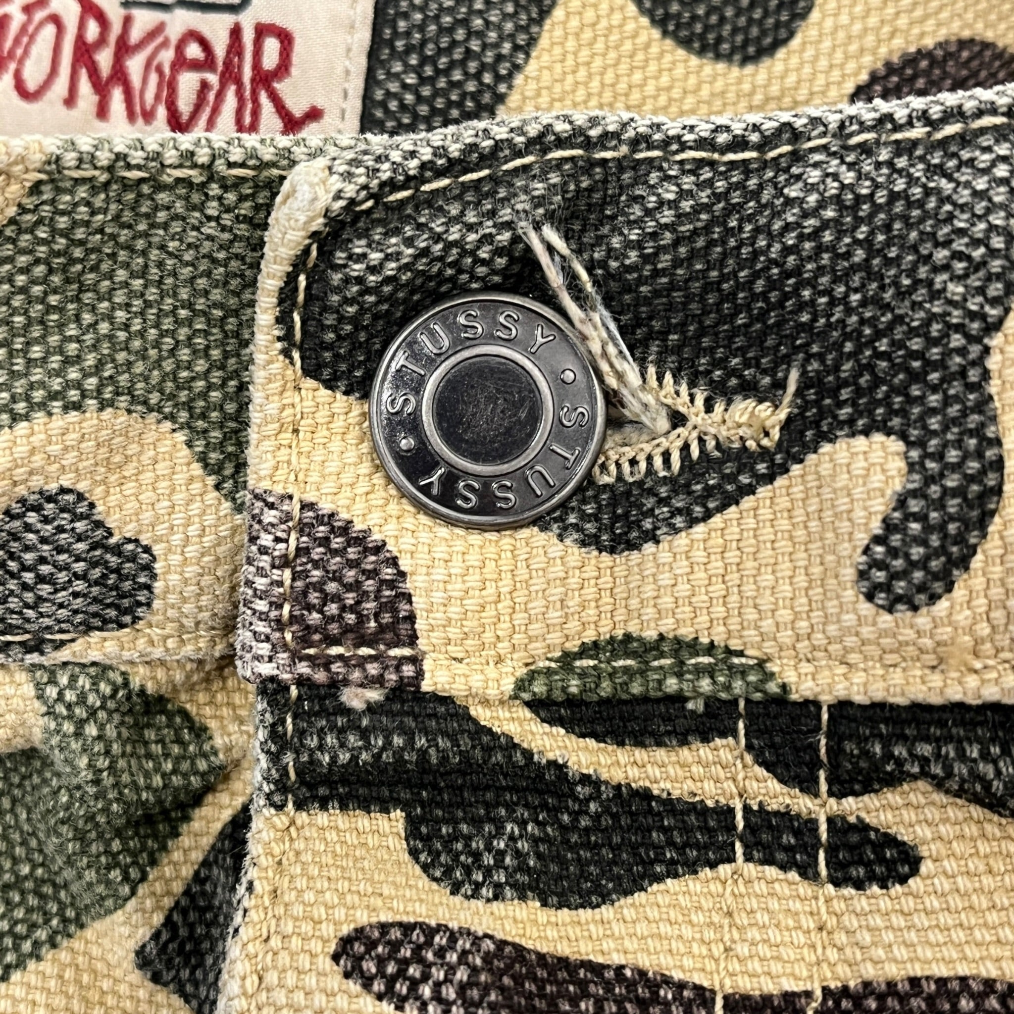 STUSSY/Pants/33/Cotton/GRN/Camouflage/DOUBLE KNEE view 8