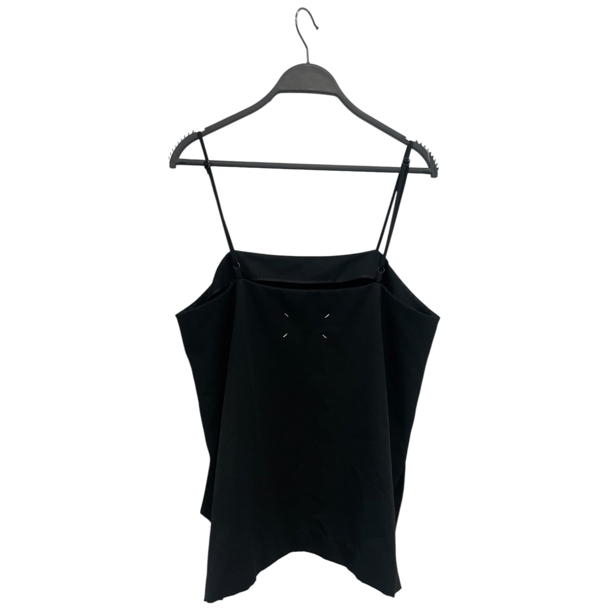 Maison Margiela/Camisole/48/Cotton/BLK/WIDE TANK TOP SPAGETTI STRAP view 2