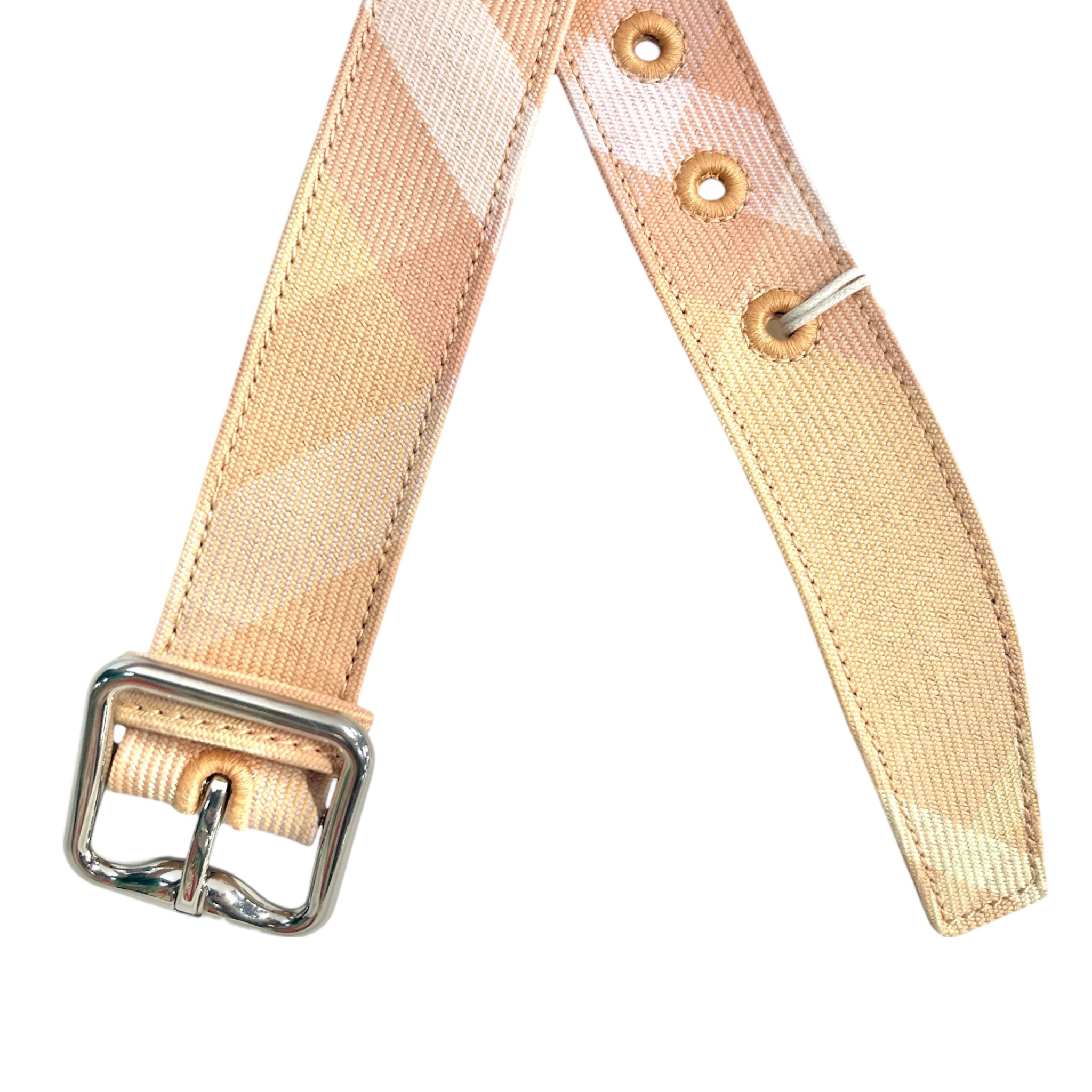 BURBERRY/Belt/Plaid/Leather/PNK/CHECK B BUCKLE BELT view 3