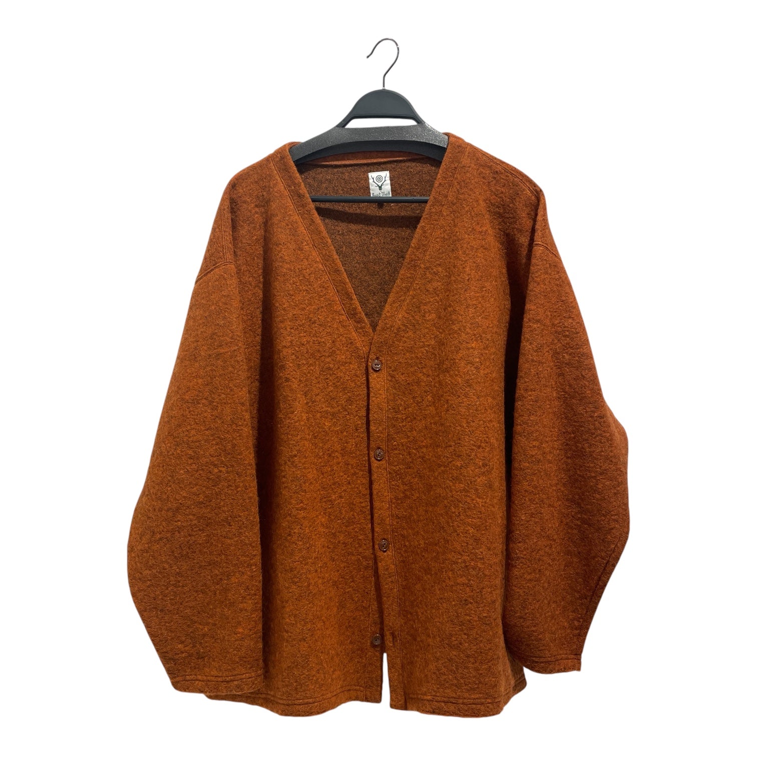 South2 West8(S2W8)/Cardigan/XL/Wool/ORN/Wool-Poly Cardigan view 1