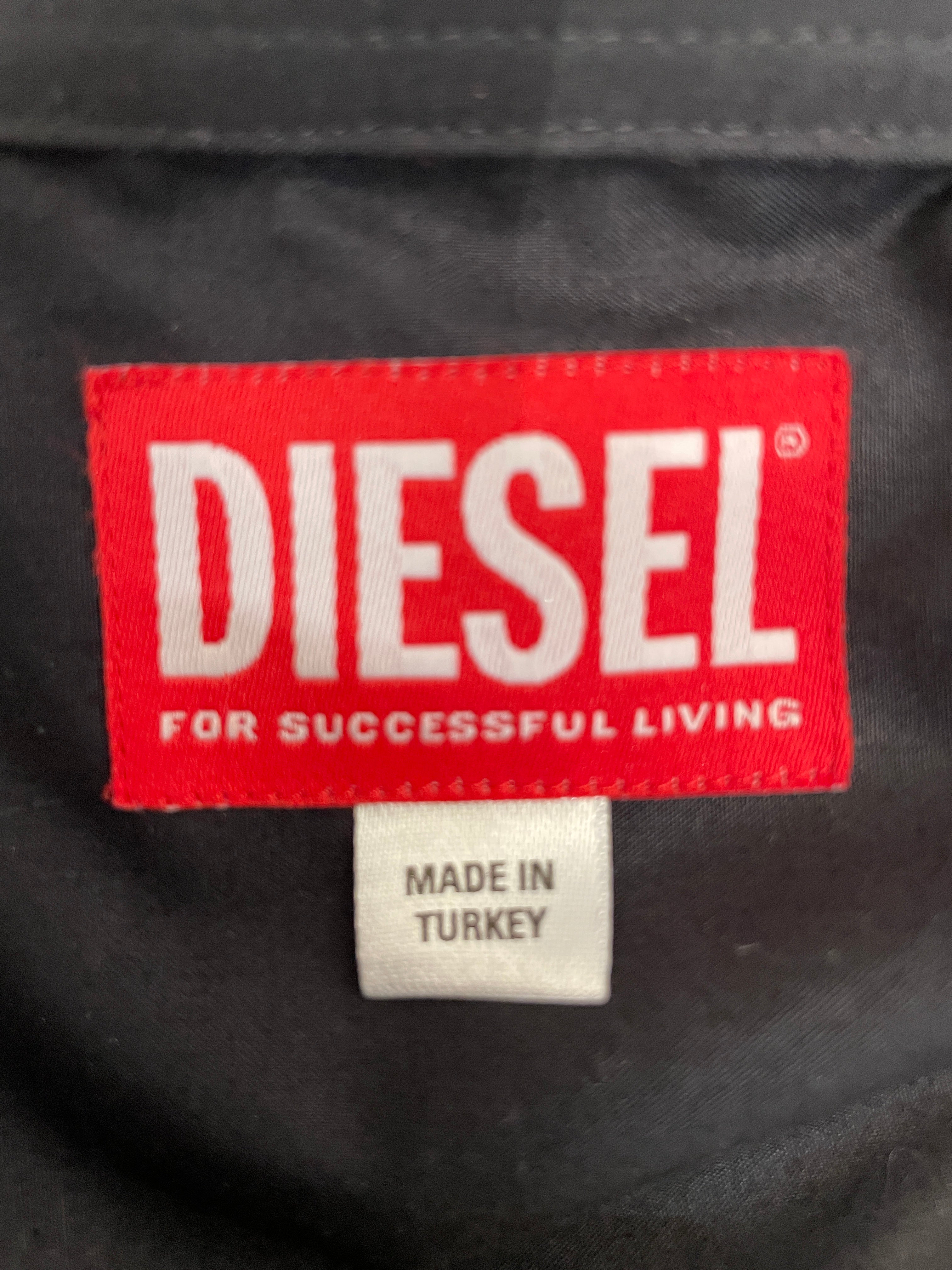 DIESEL/Polo Shirt/45/Cotton/BLK/ view 3