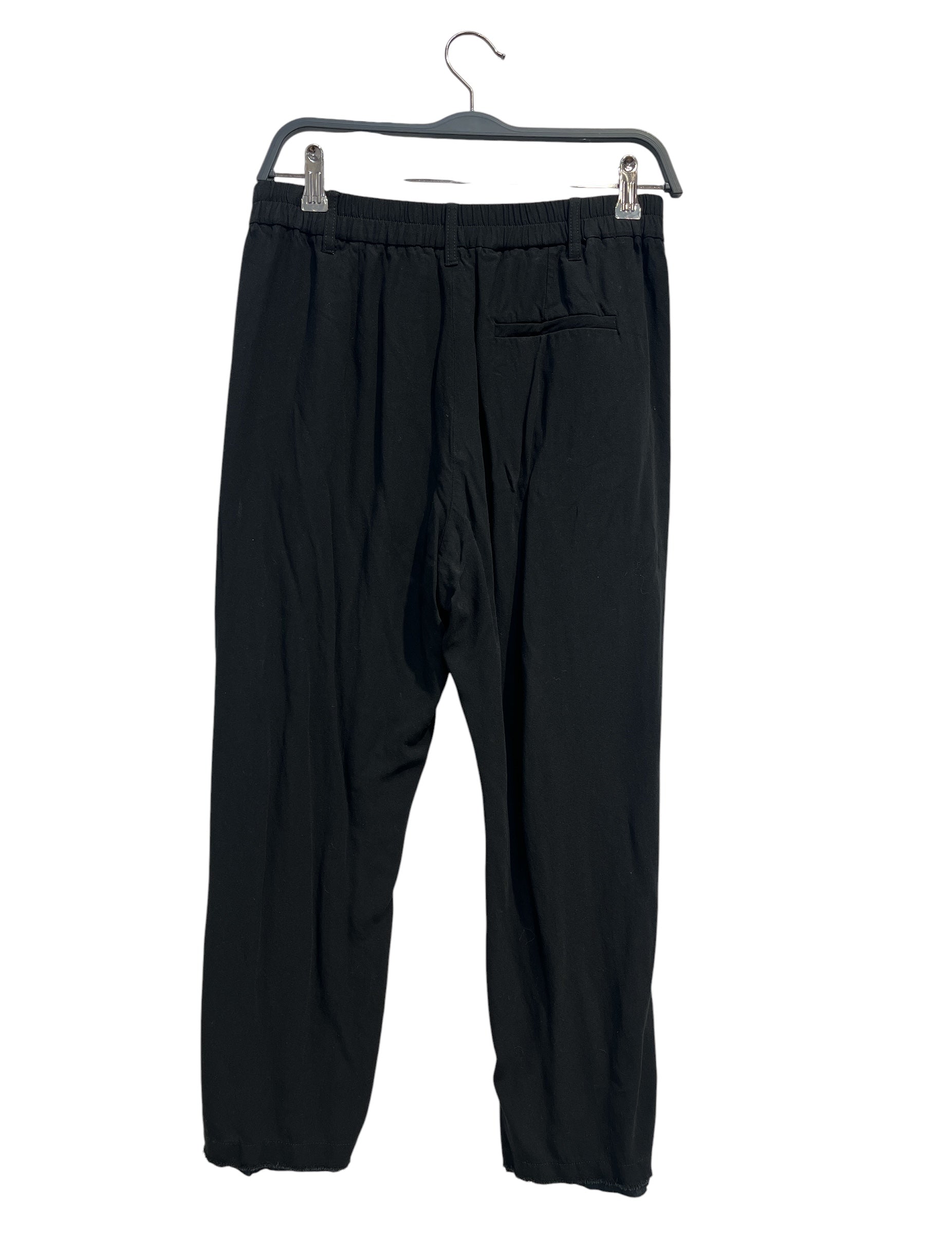 ANN DEMEULEMEESTER/Bottoms/36/Rayon/BLK/2 RUFFLE LINES LEG STRETCHY view 2