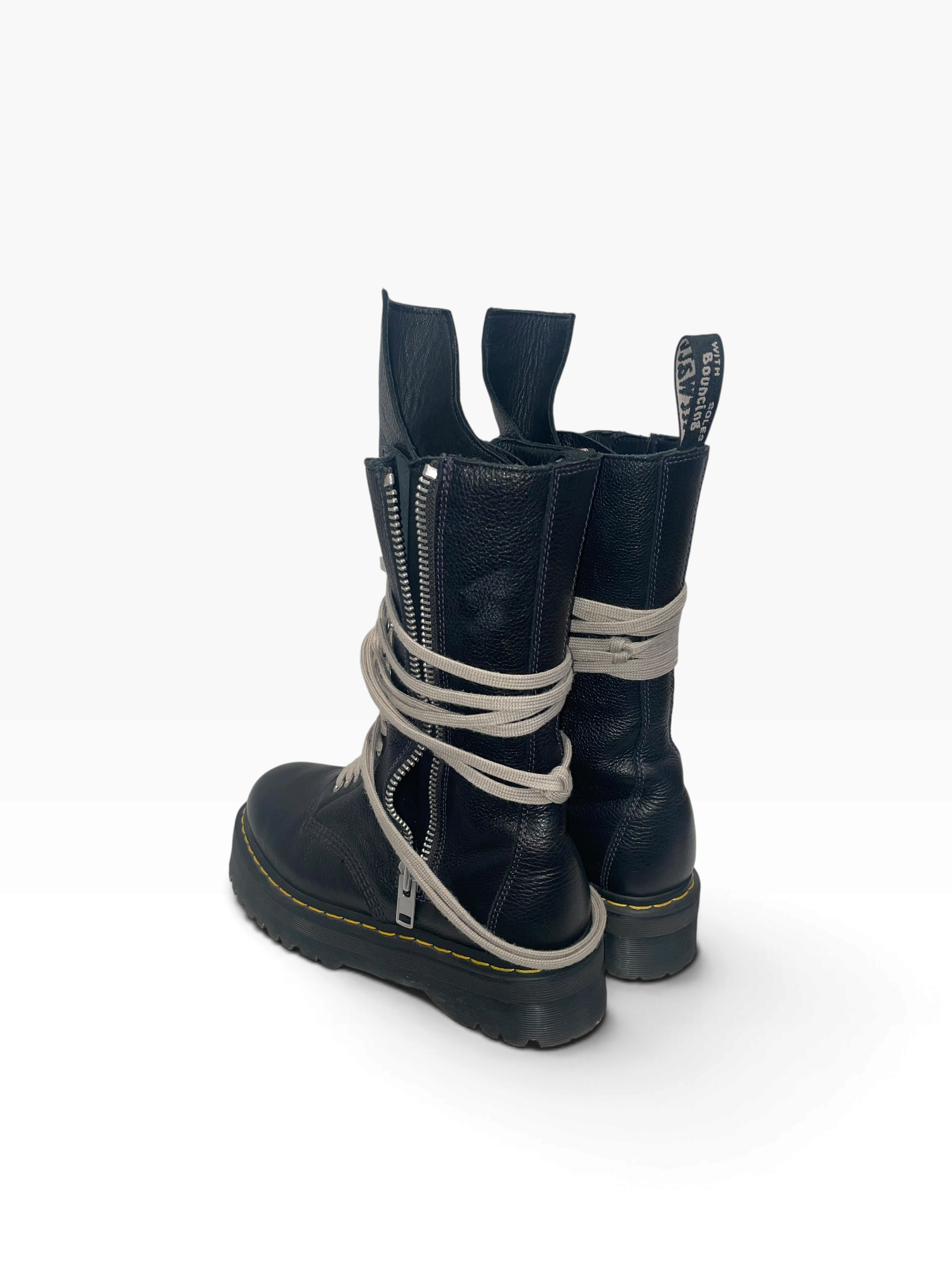 Dr.Martens/Rick Owens/Biker Boots/US 11/Leather/BLK/1918 RO view 2