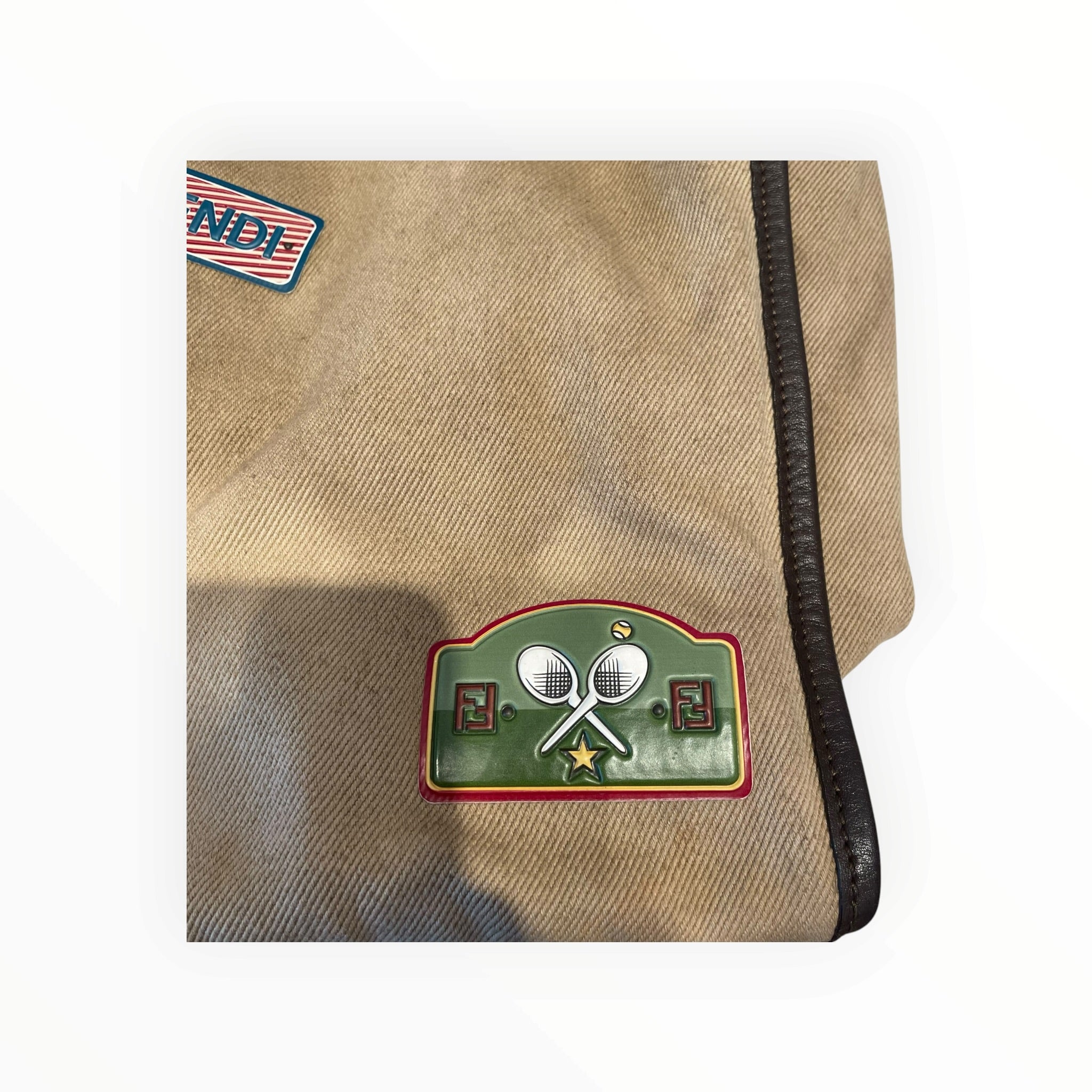 FENDI/Tote Bag/BEG/Travel Patches view 7