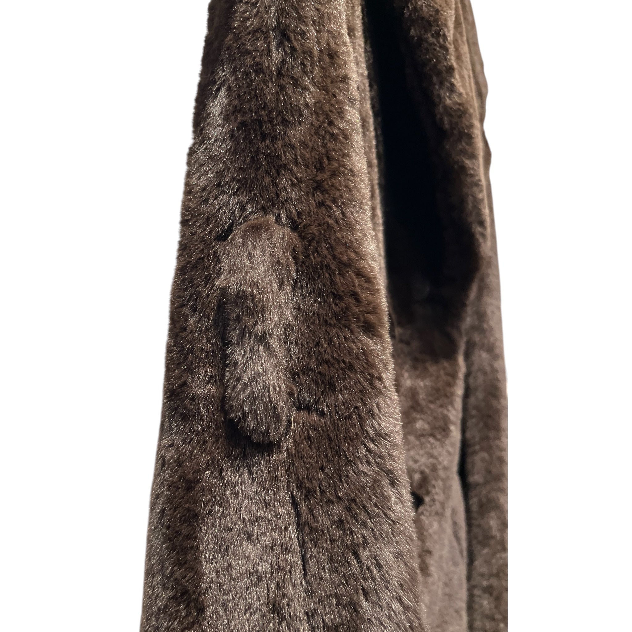 STAND STUDIO/Fleece Jkt/Fake Fur/BRW/COLLARED view 4