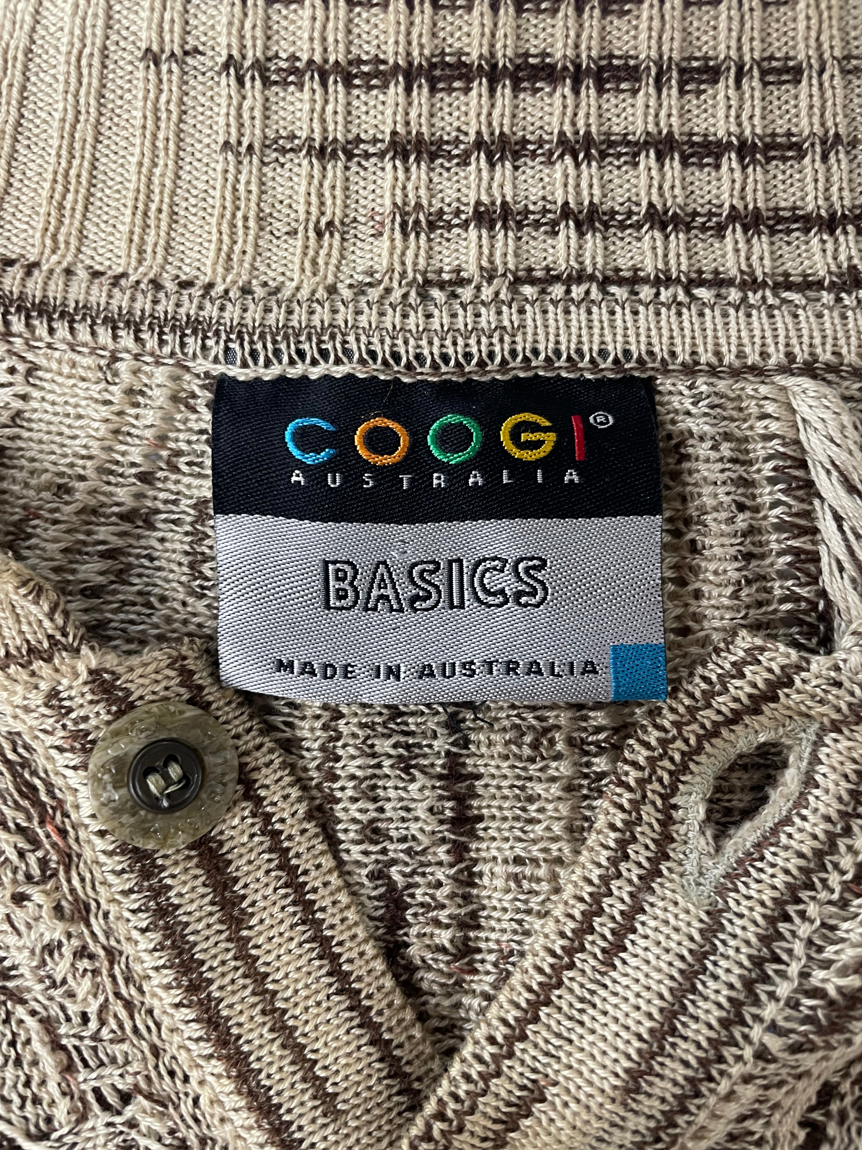COOGI/Sweater/XXXL/All Over Print/Cotton/BEG/POLO KNIT view 5