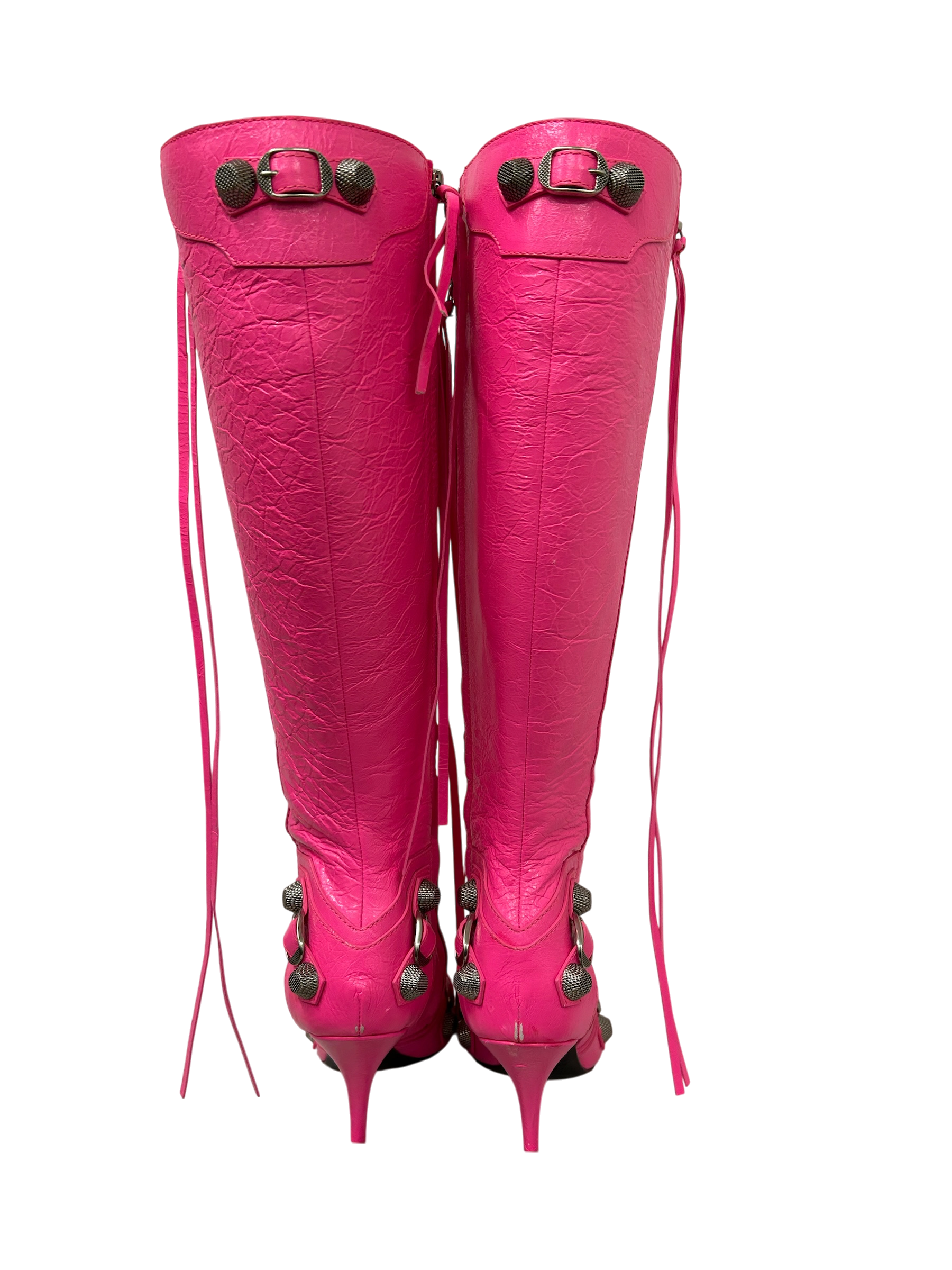 BALENCIAGA/Booties/EU 38/Lambskin/PNK/CAGOLE BOOTS BNWT view 3
