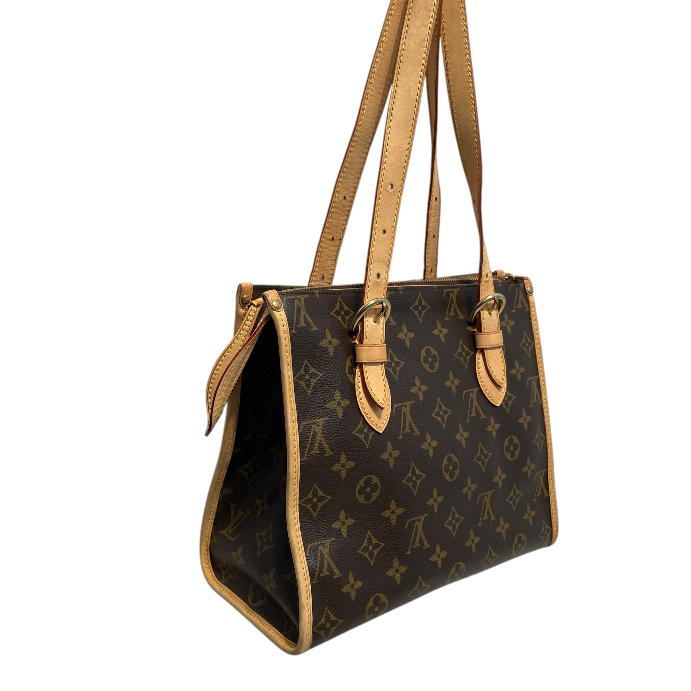 LOUIS VUITTON/Hand Bag/Monogram/Leather/BRW/Popincourt Haut view 4