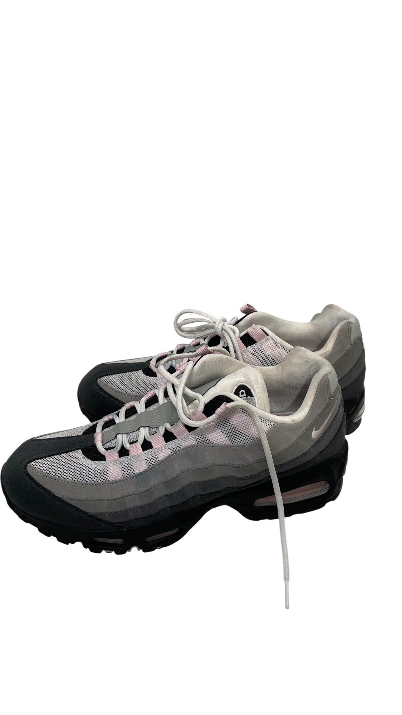 NIKE/Low-Sneakers/US 11.5/Stripe/Cotton/GRY/PINK STRIPE view 2