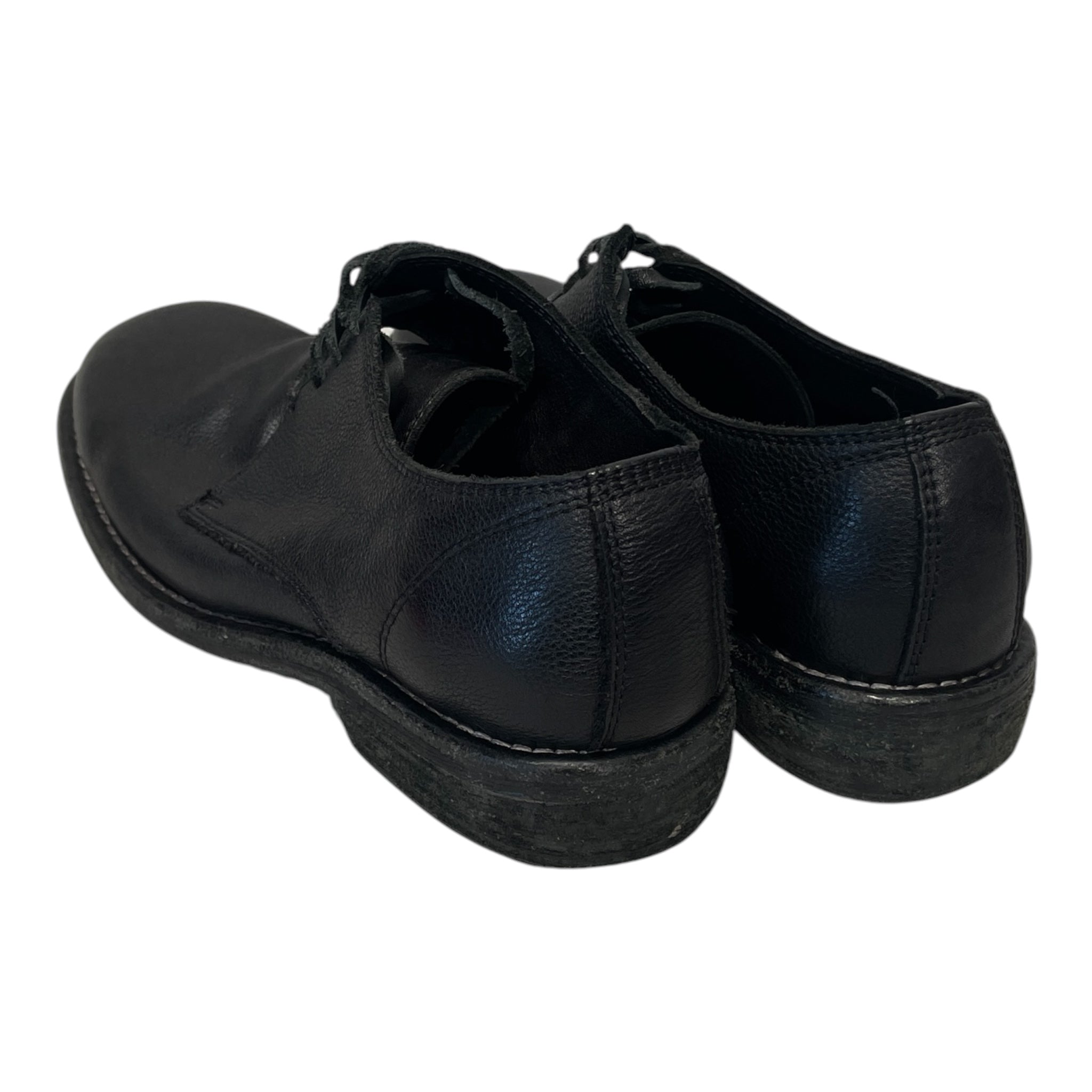 GUIDI/Dress Shoes/EU 36/Leather/BLK/U-Tip/lace up derby view 2