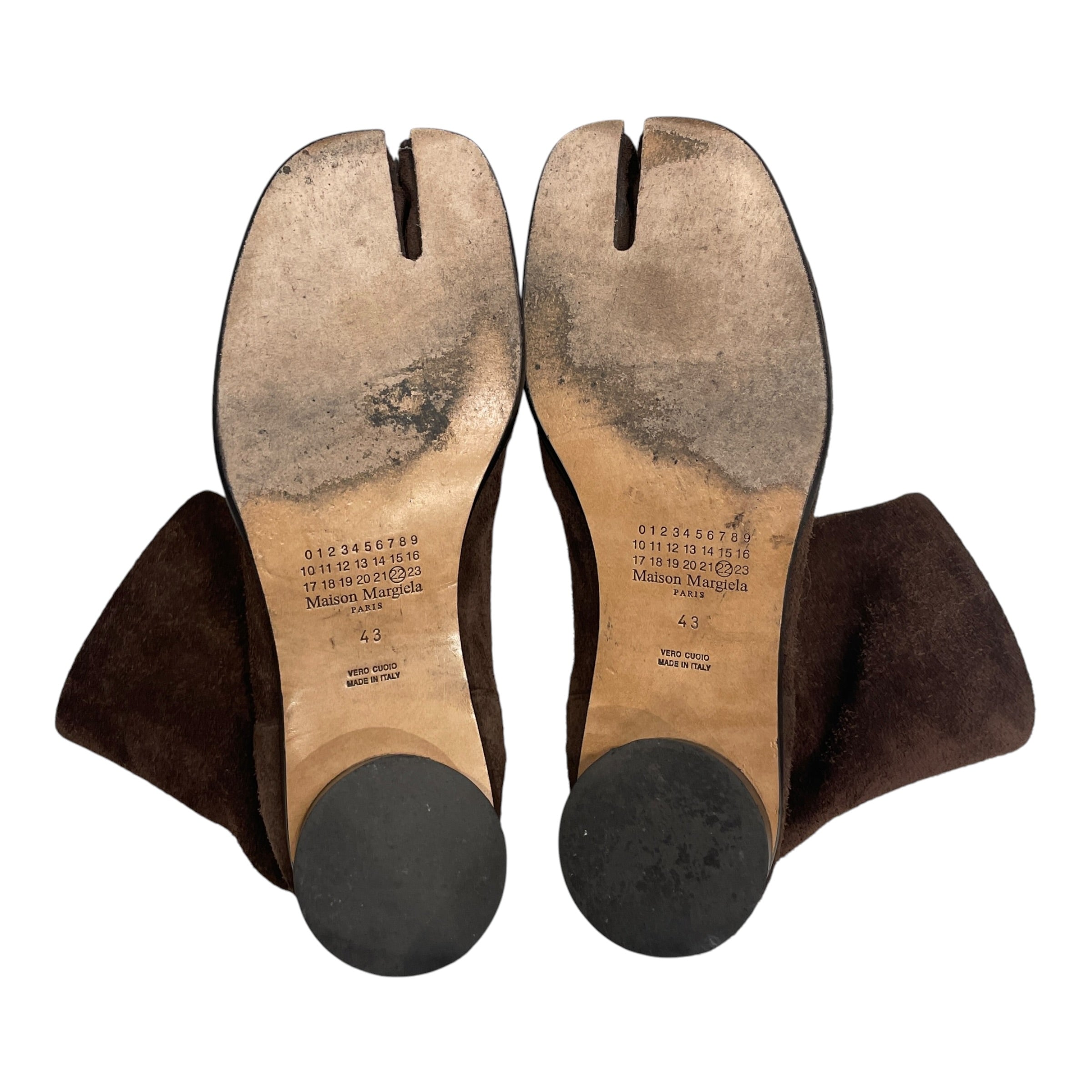 Maison Margiela/Boots/EU 43/Suede/BRW/3CM HEEL view 4