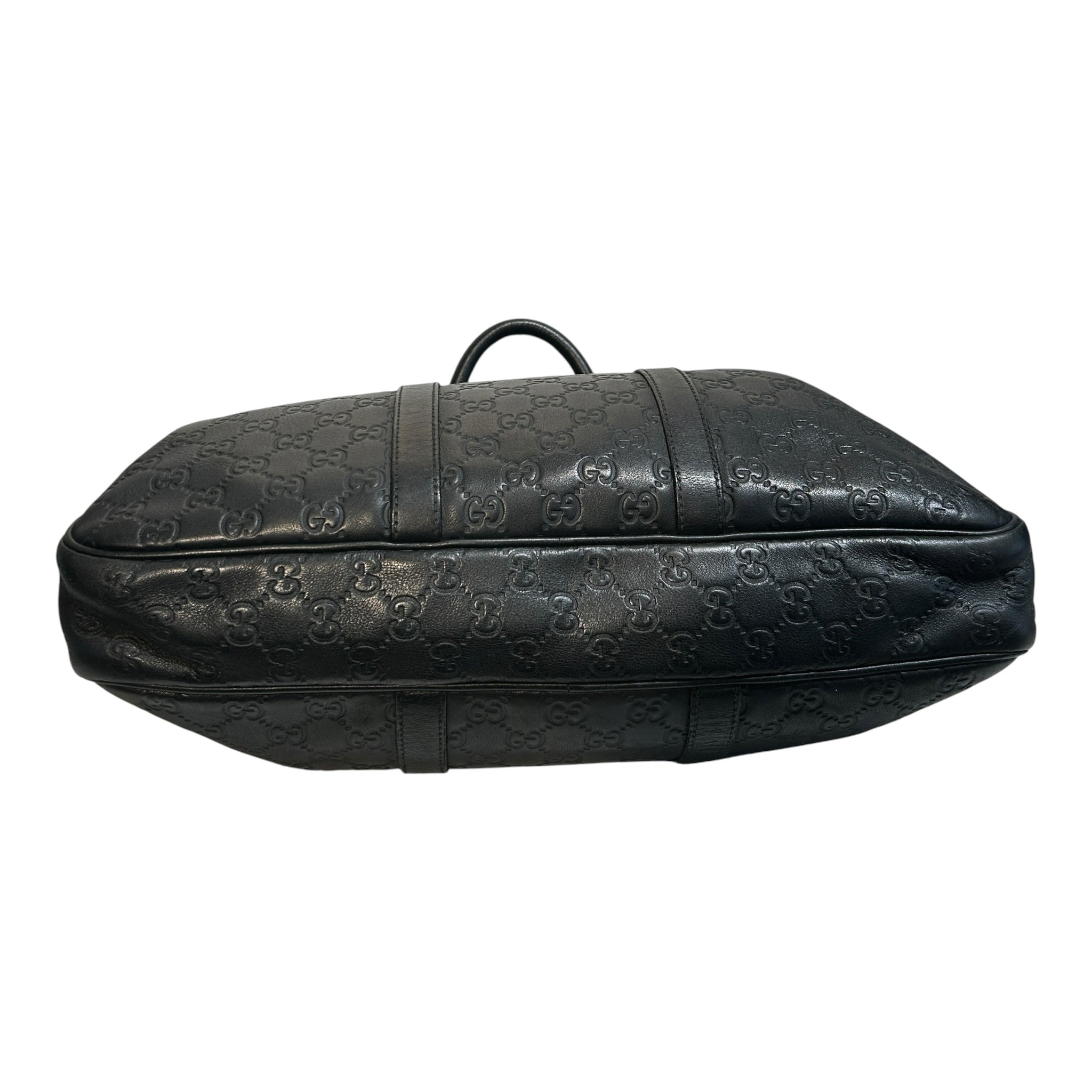 GUCCI/Briefcase/Monogram/Leather/BLK/Guccissima Briefcase view 3